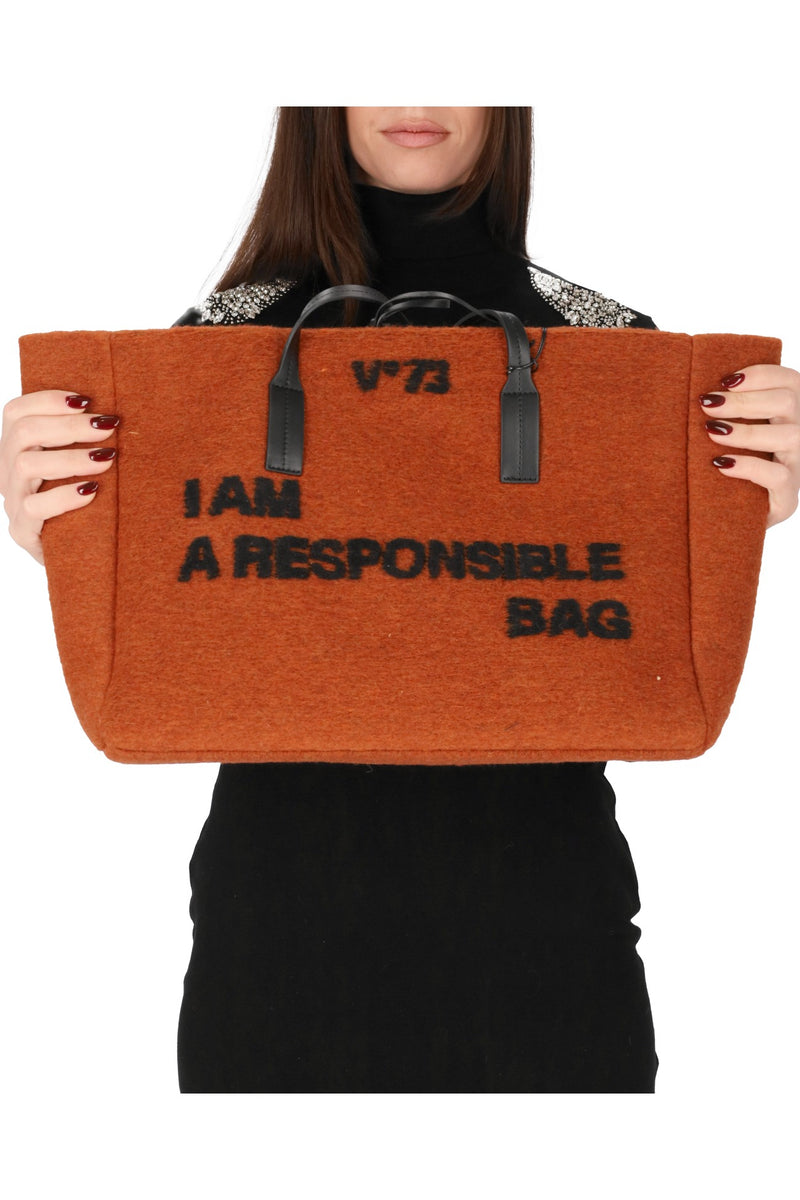 V73 SHOPPING BAG RESPONSIBILITY Donna Denim