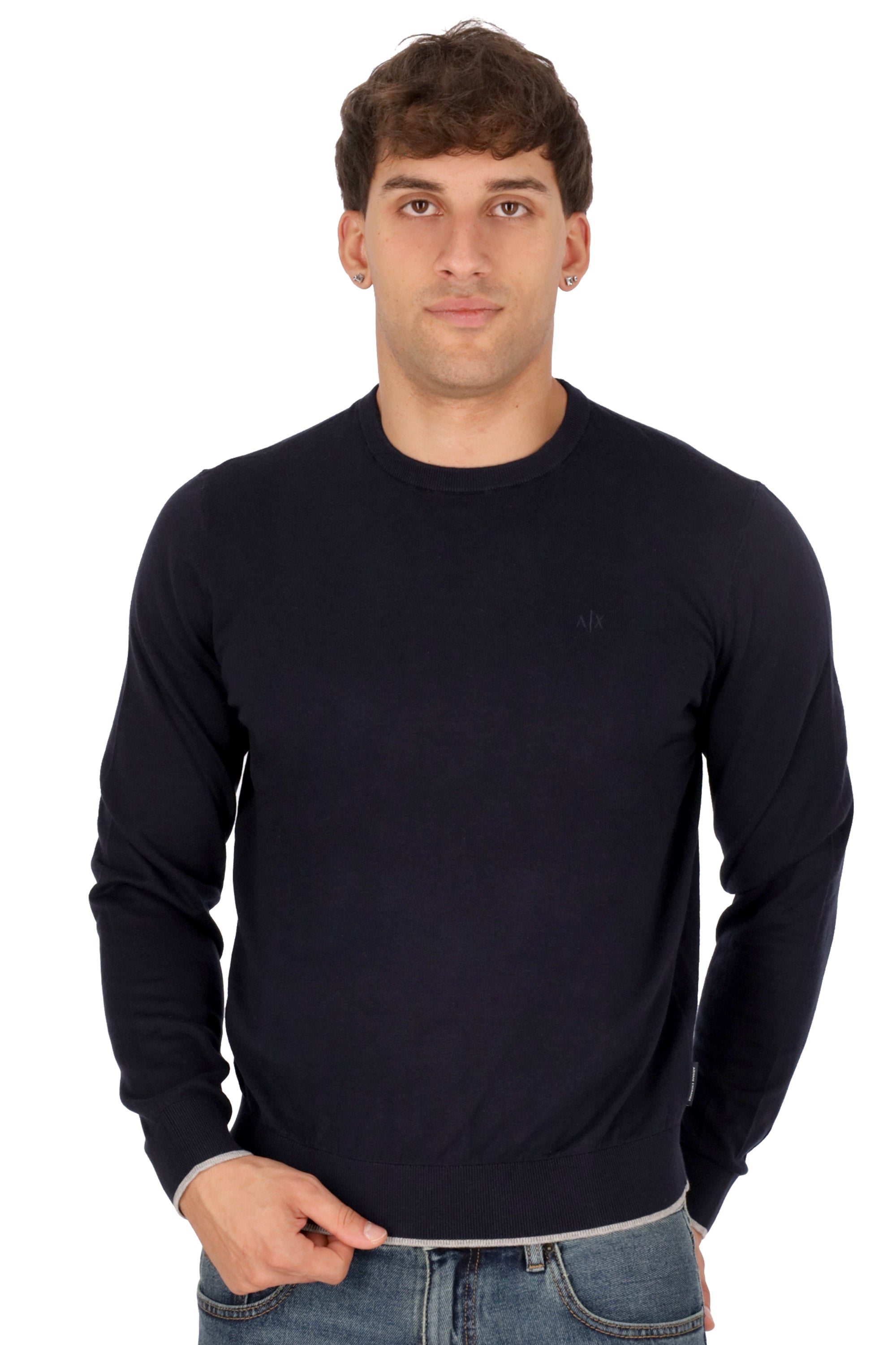 BLU | ARMANI EXCHANGE - U 8NZM6A Maglia