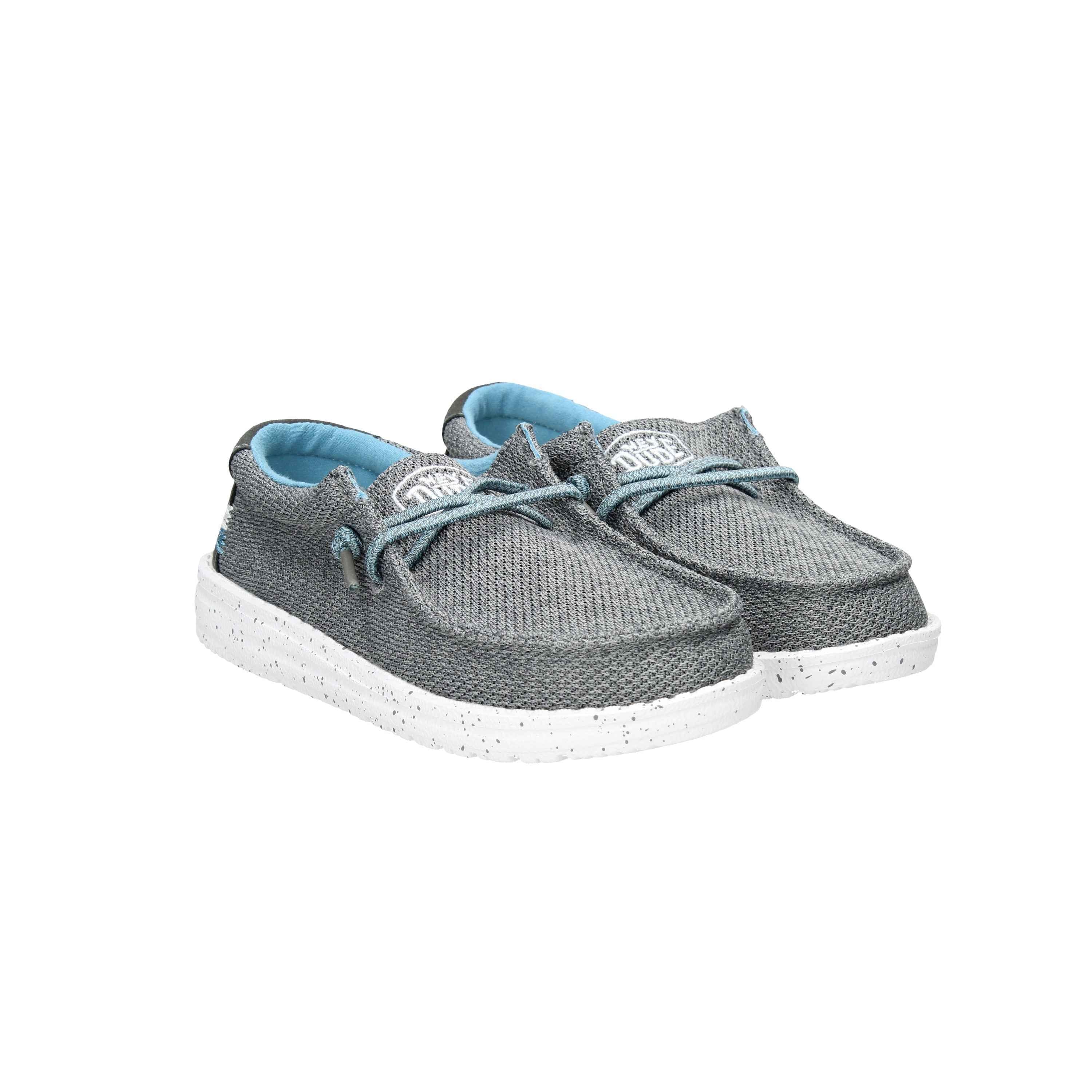 GRIGIO | HEY DUDE KIDS - BO 40049 Mocassino