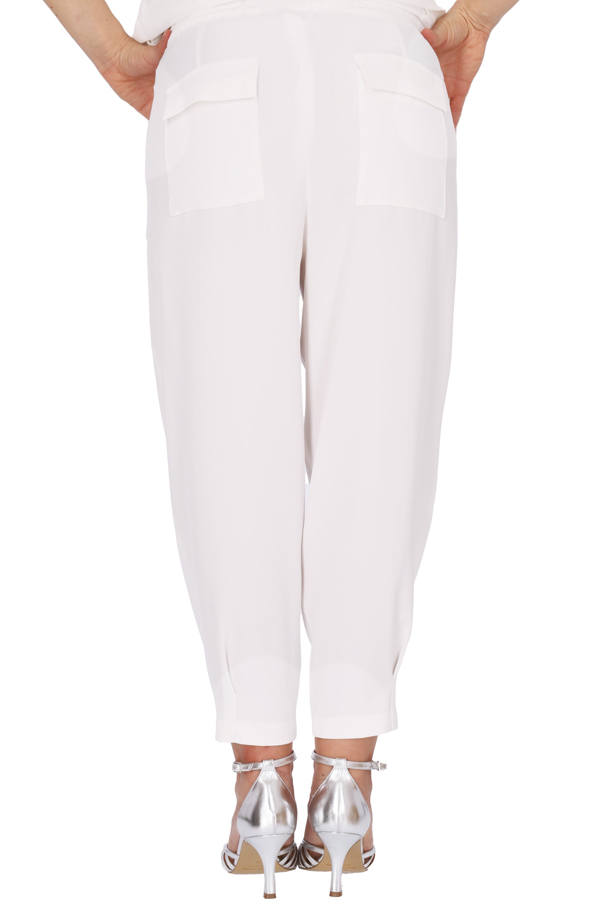 BIANCO | SPAGO DONNA - D HERCULE Pantalone