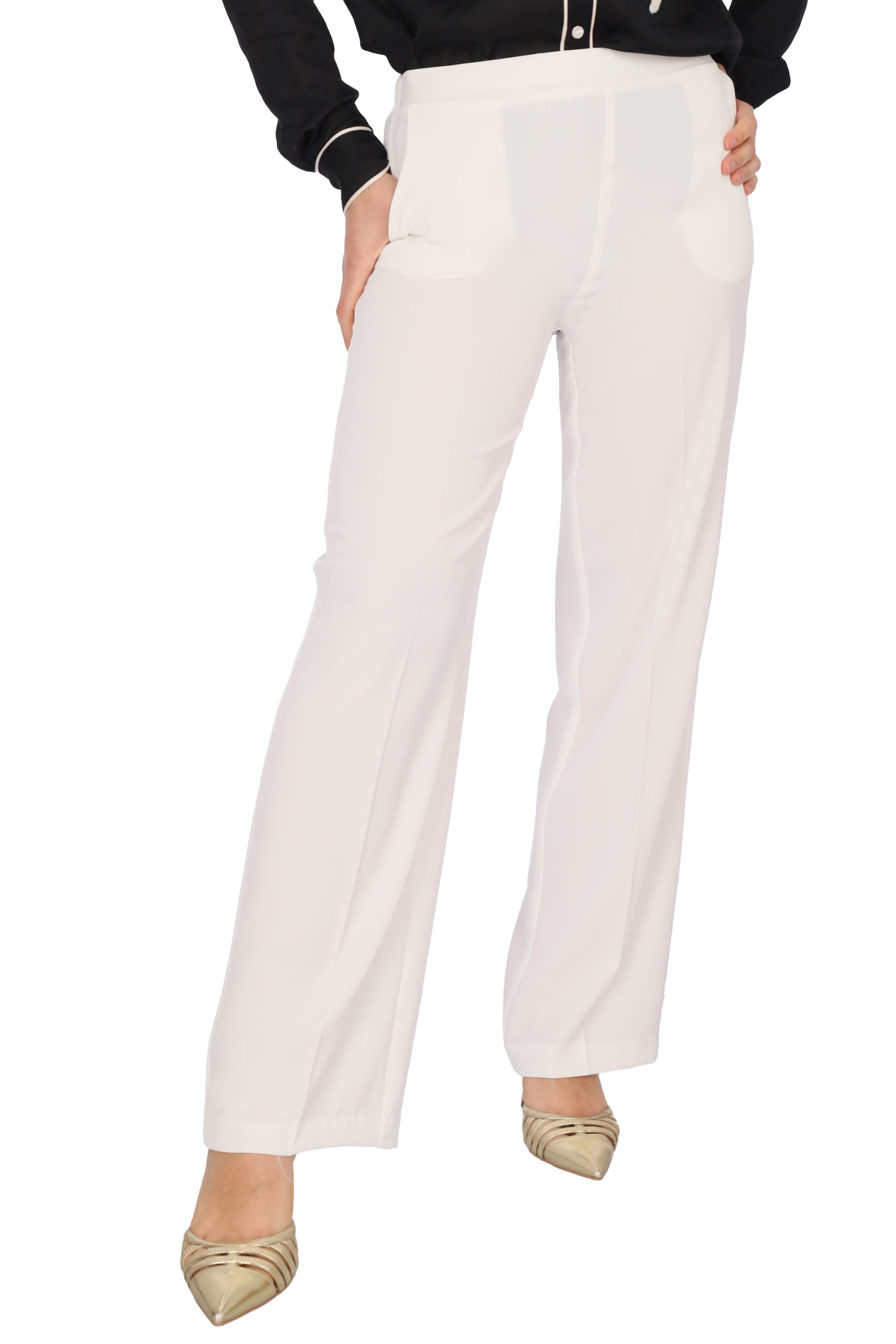 BIANCO | SPAGO DONNA - D ERMES Pantalone