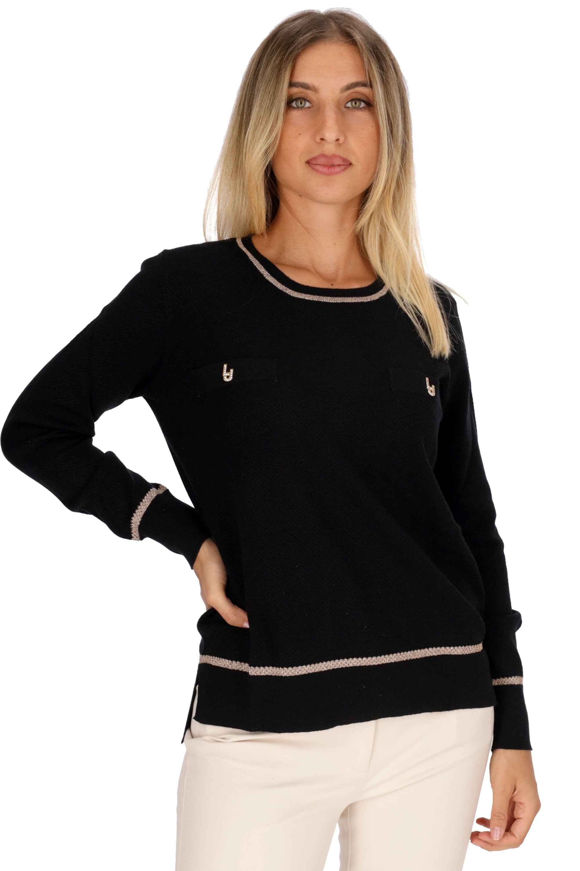 NERO | LIU JO - D TF4166MS75L Maglia