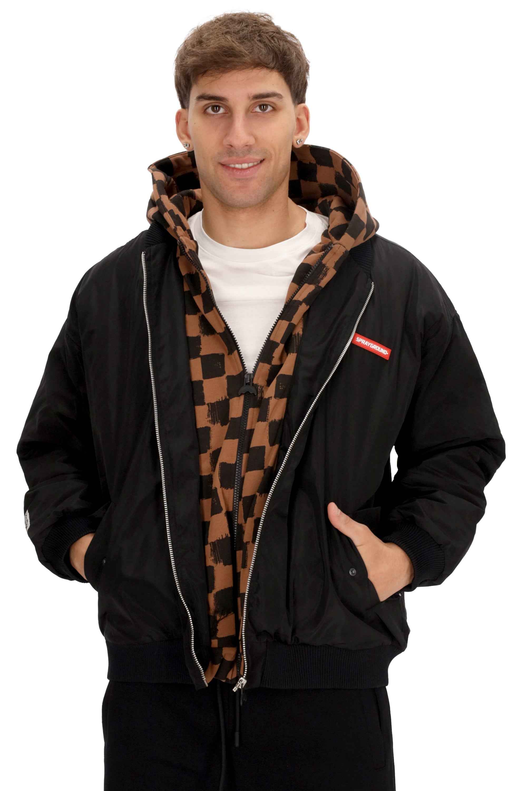 SPRAYGROUND - U SP610BROWN Piumino