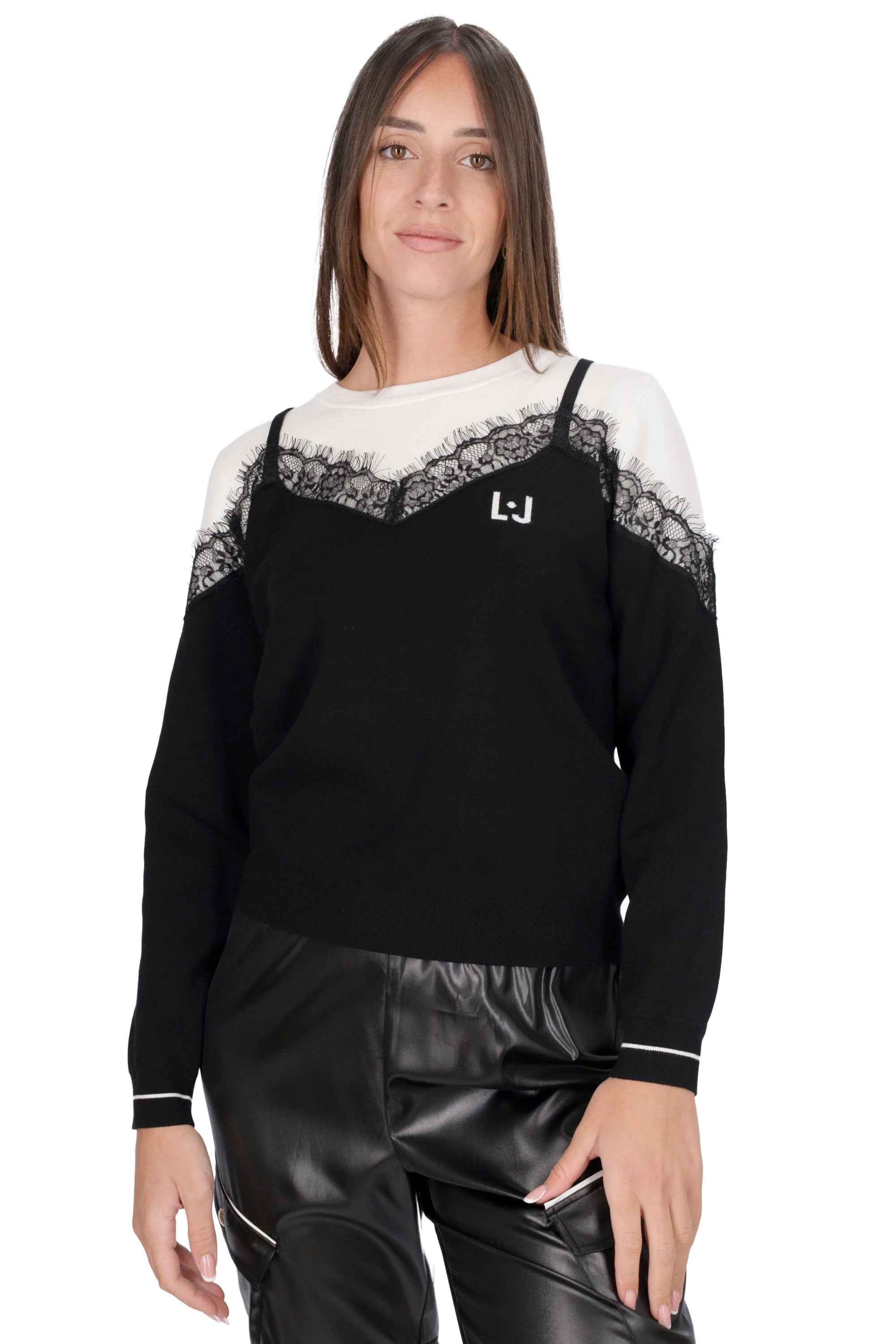 LIU JO - D TF4219MS63L Felpa