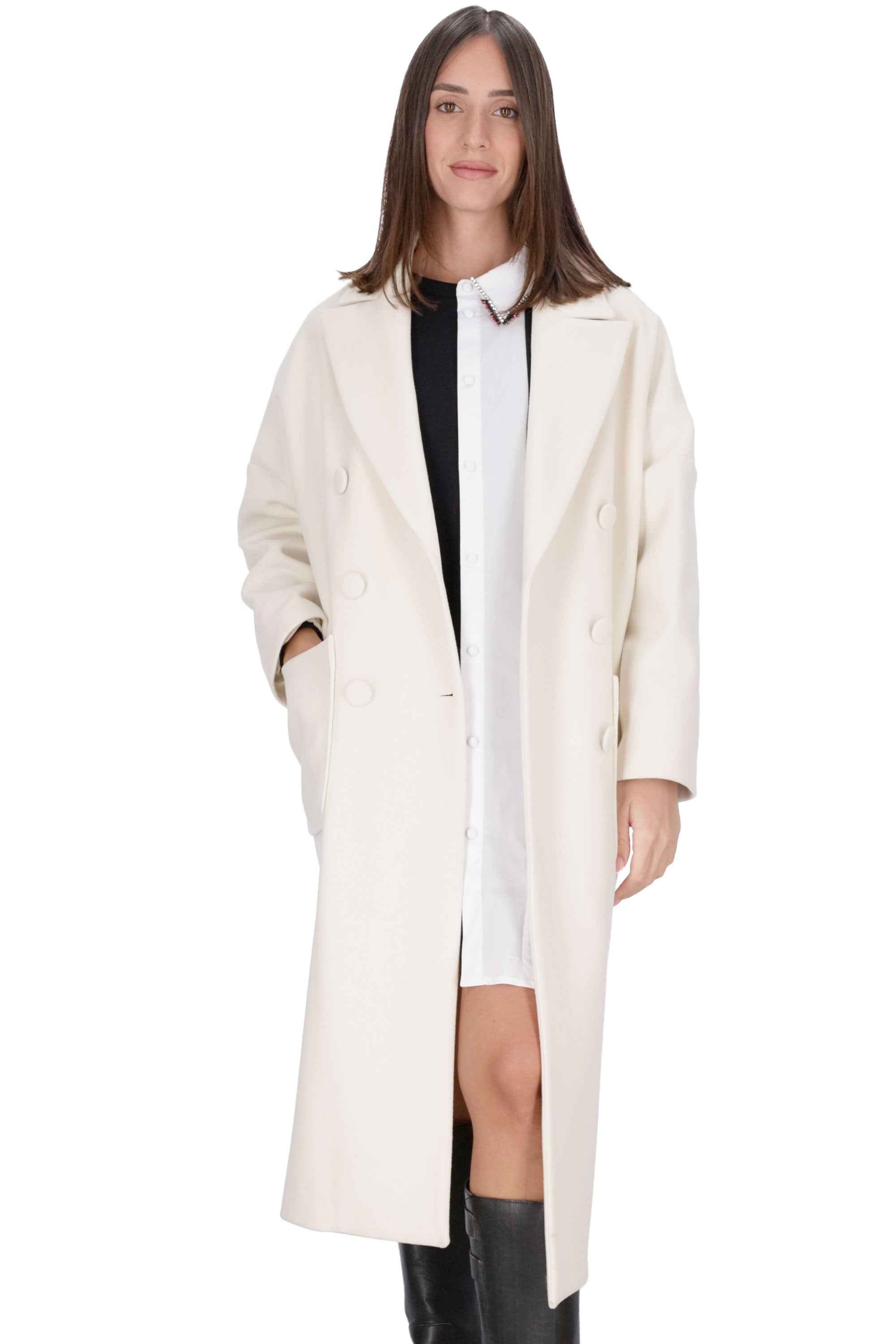 LE SARTE DEL SOLE - D J3228B Cappotto