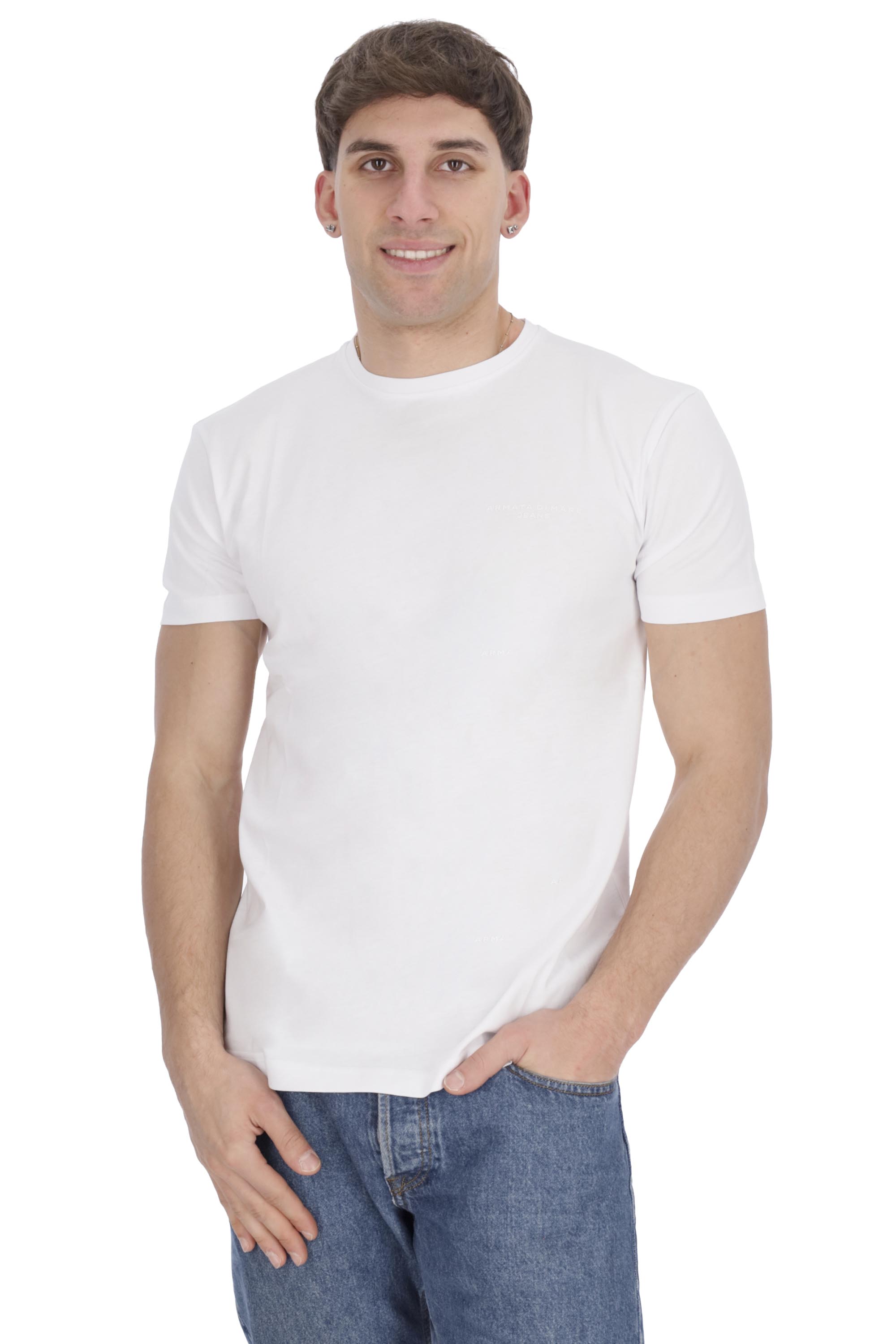 WHITE | ARMATA DI MARE JEANS - U ARD42TS T-shirt