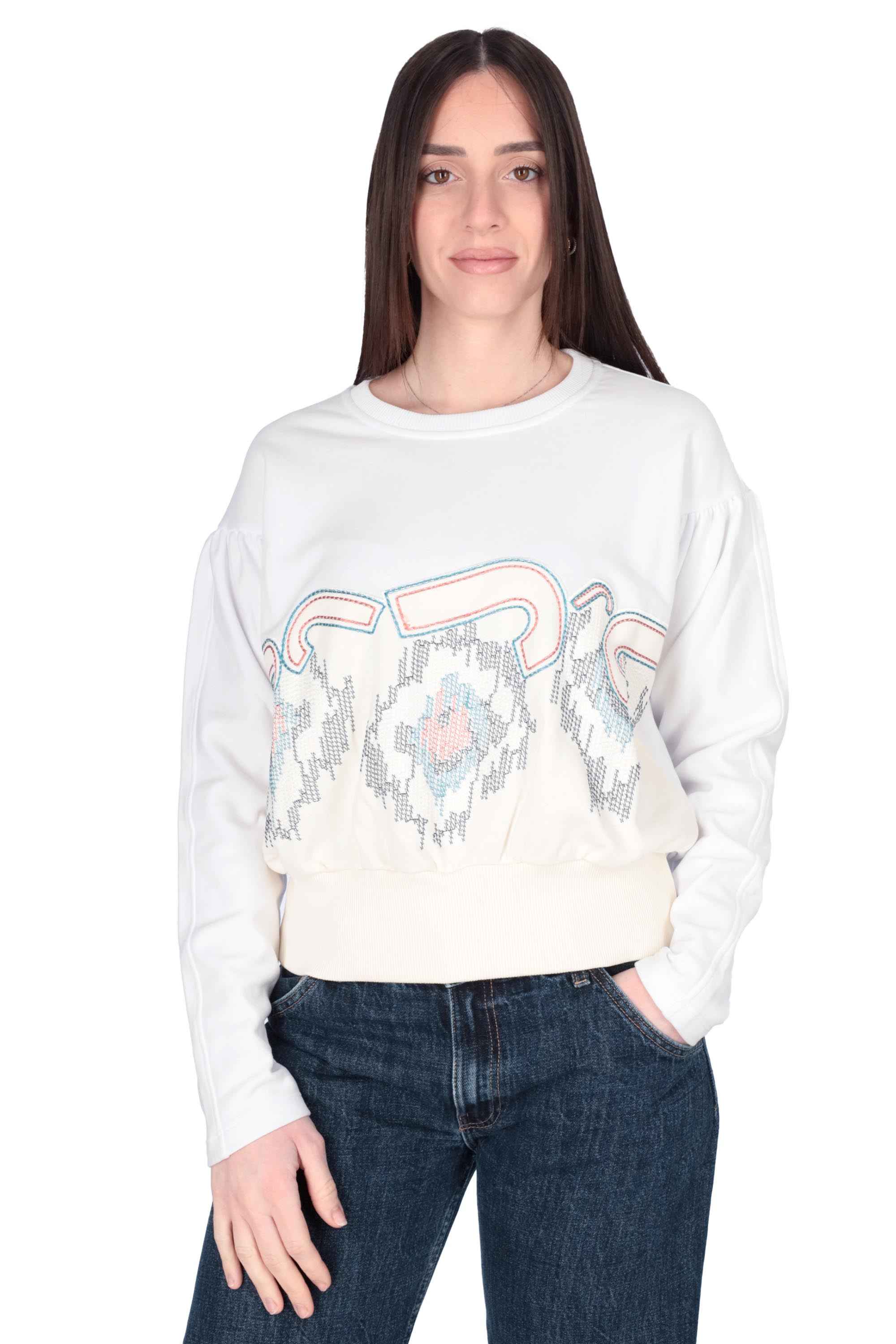 WHITE | JIJIL - D FP2710 Felpa