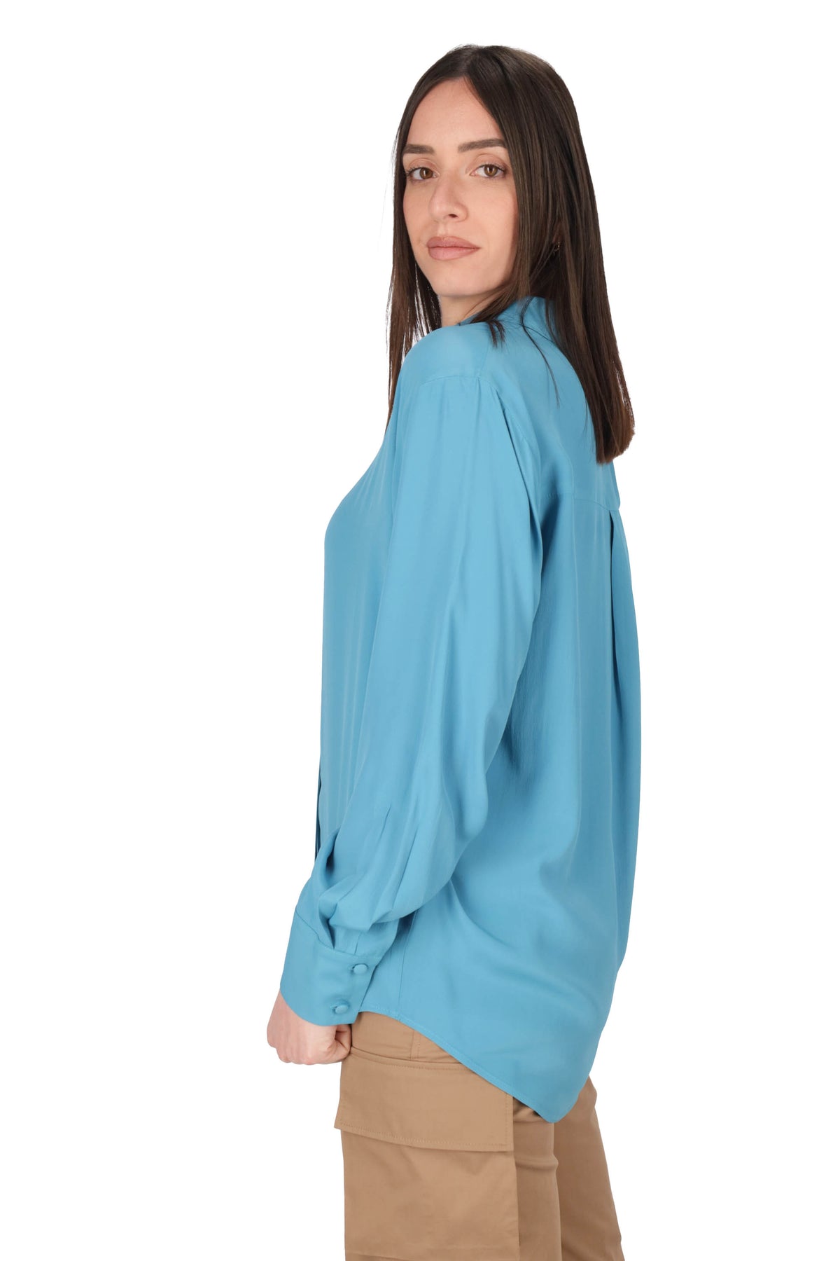TURCHESE | JIJIL - D CA077 Camicia