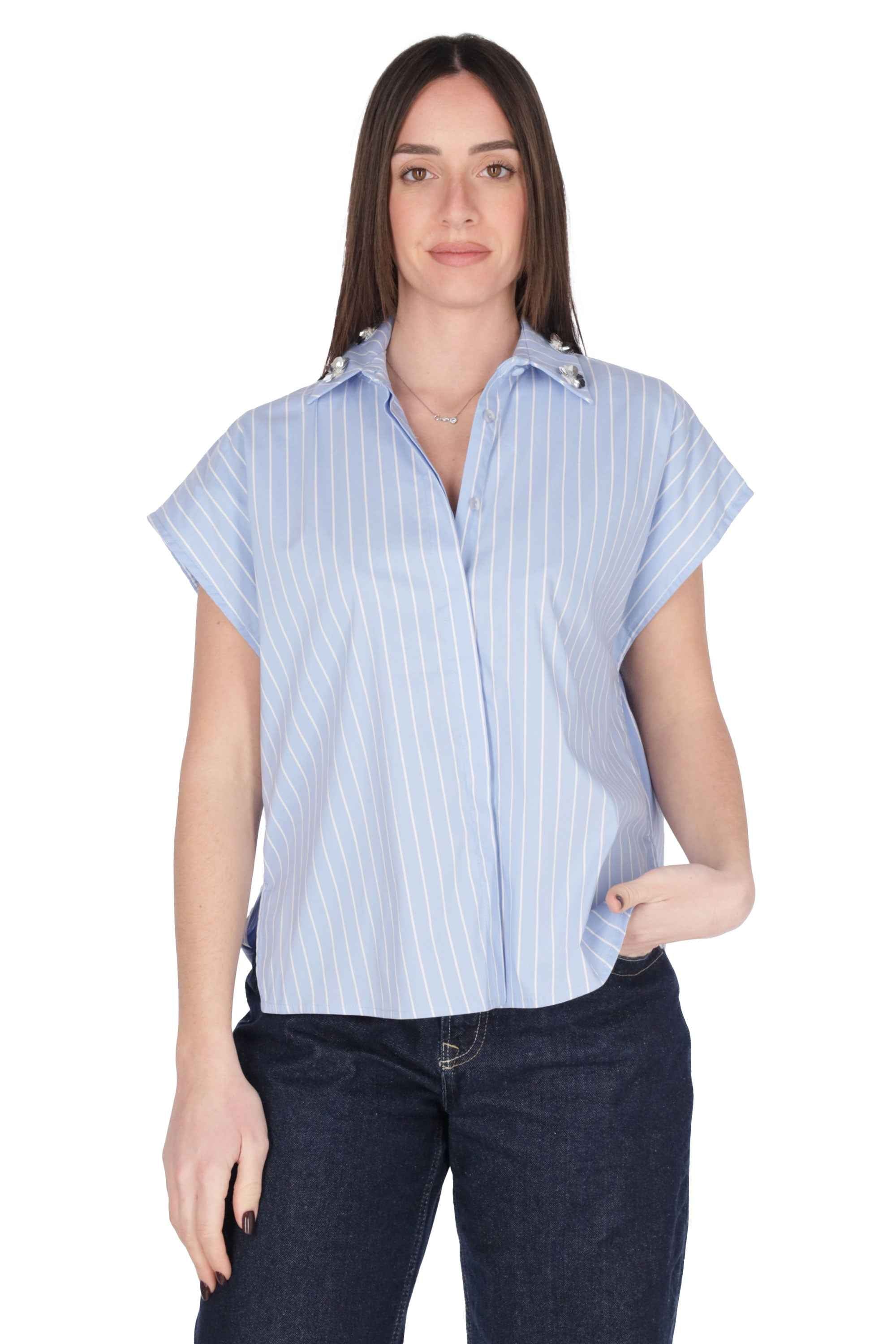AZZURRO | JIJIL - D CA235 Camicia