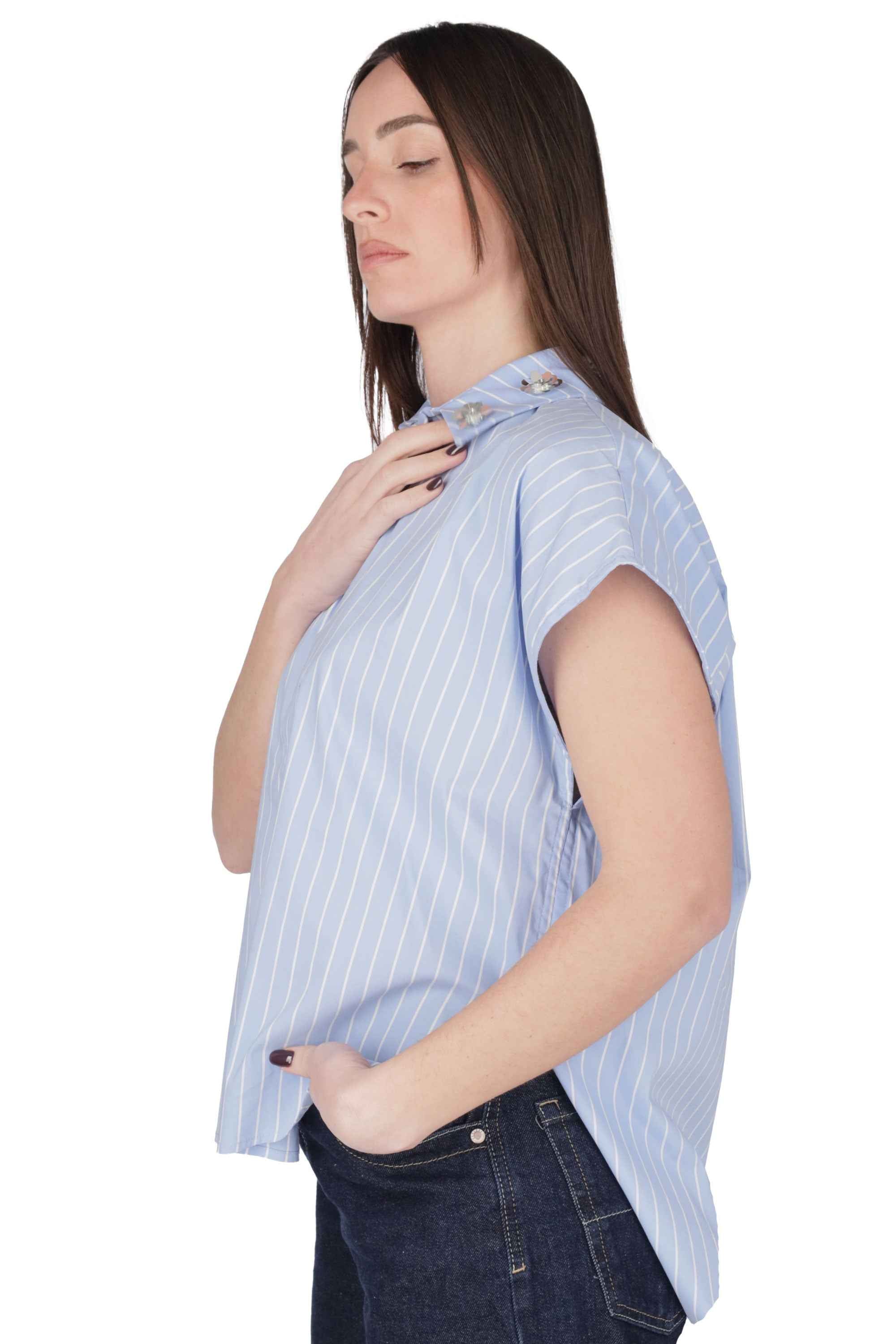 AZZURRO | JIJIL - D CA235 Camicia