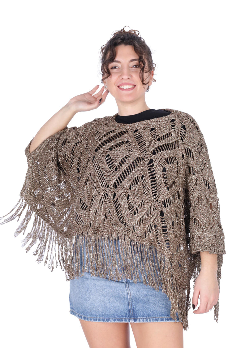 TAUPE | TWIN SET - D 251TA4350 Poncho