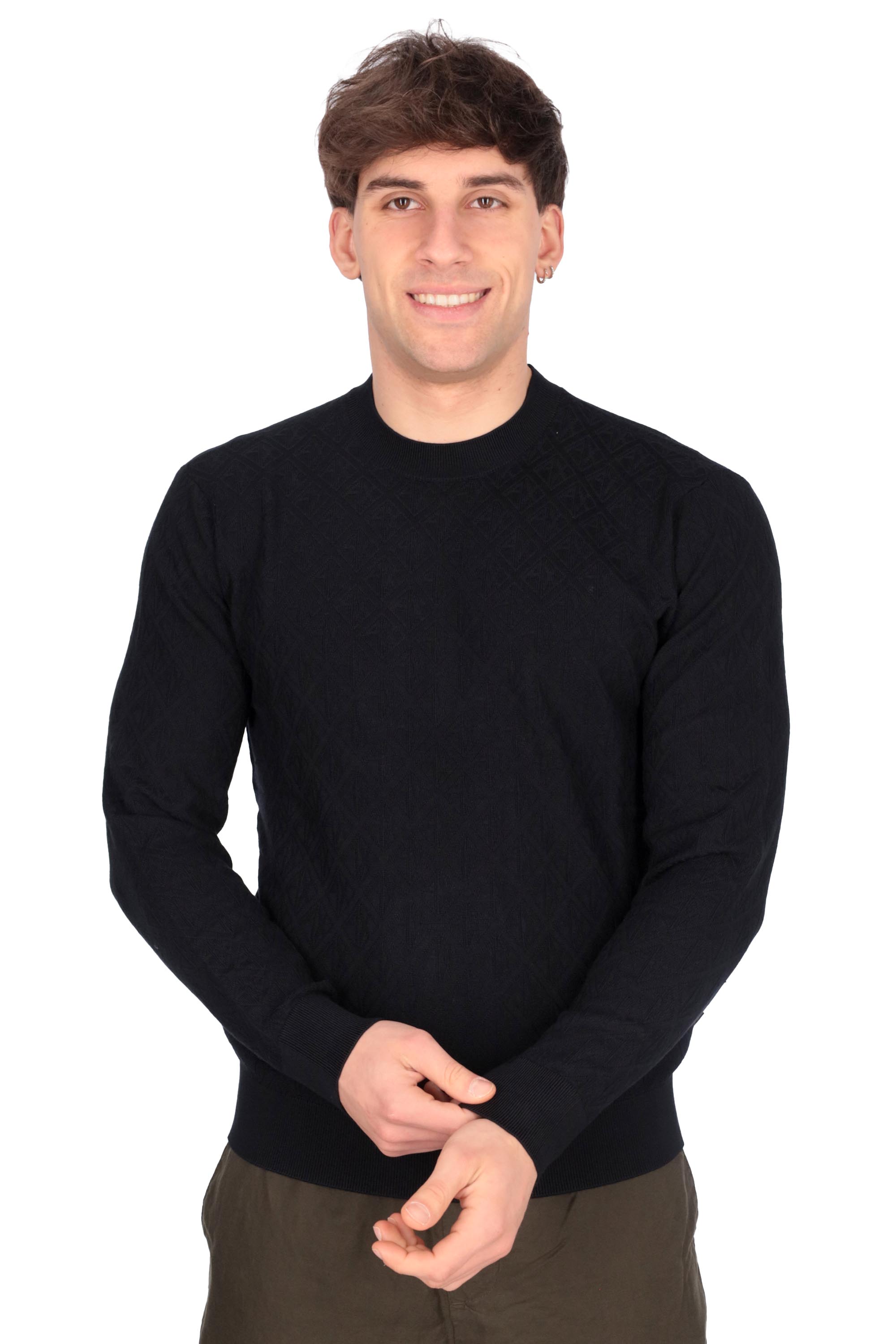 BLU | ARMANI EXCHANGE - U XM000176 Maglia