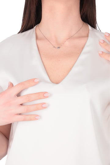 BIANCO | LE SARTE DEL SOLE - D B3296 Blusa