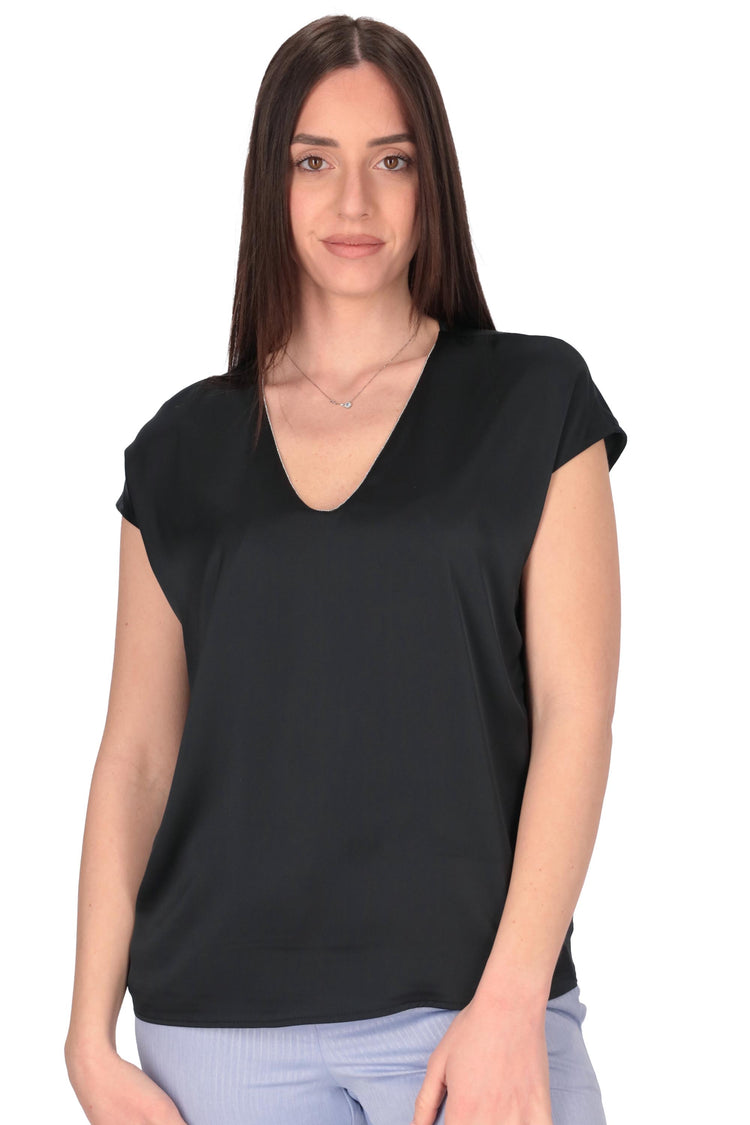 NERO | LE SARTE DEL SOLE - D B3296 Blusa