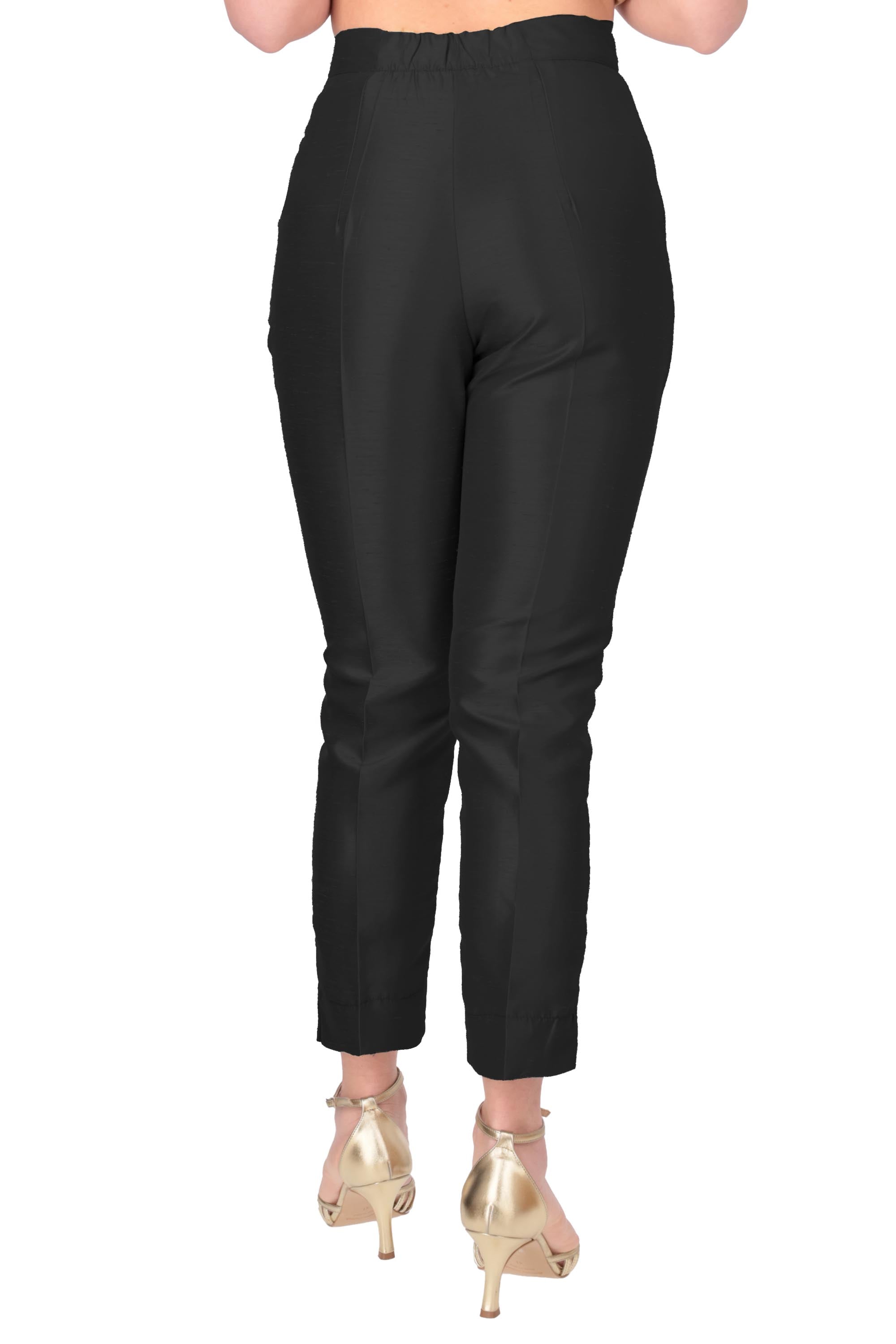 NERO | LE SARTE DEL SOLE - D P3433 Pantalone