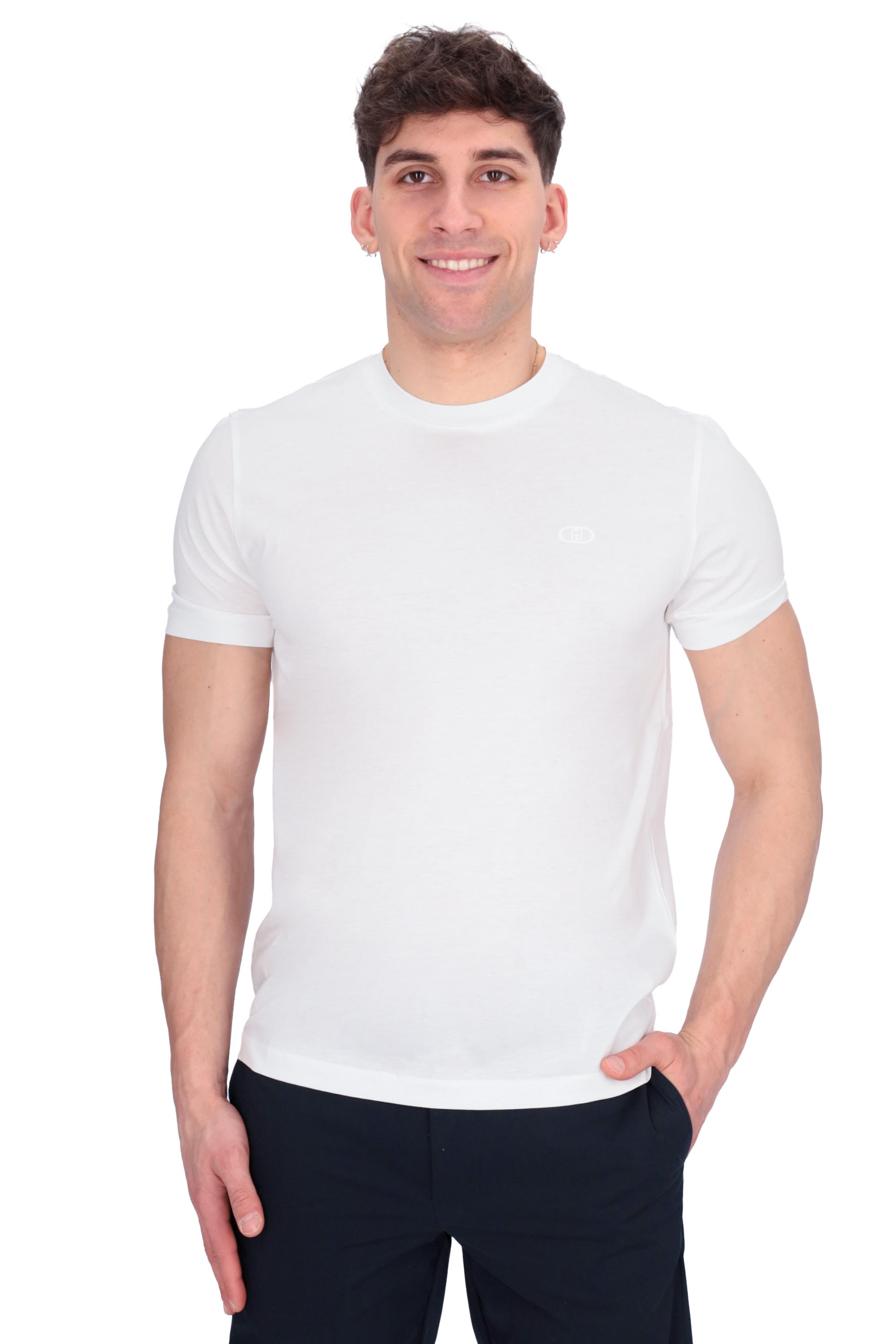 BIANCO | LIU JO UOMO - U QA5125J4799 T-shirt