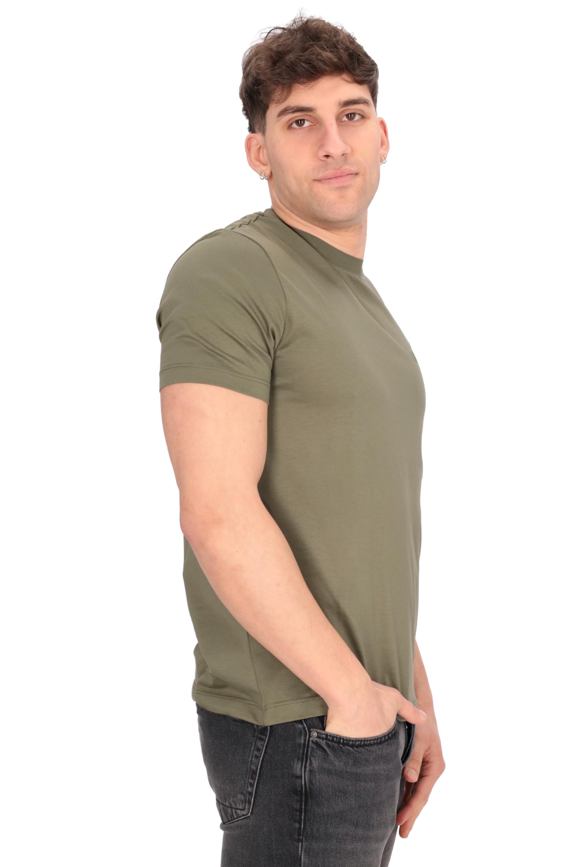 VERDE OLIVA | LIU JO UOMO - U QA5125J4799 T-shirt