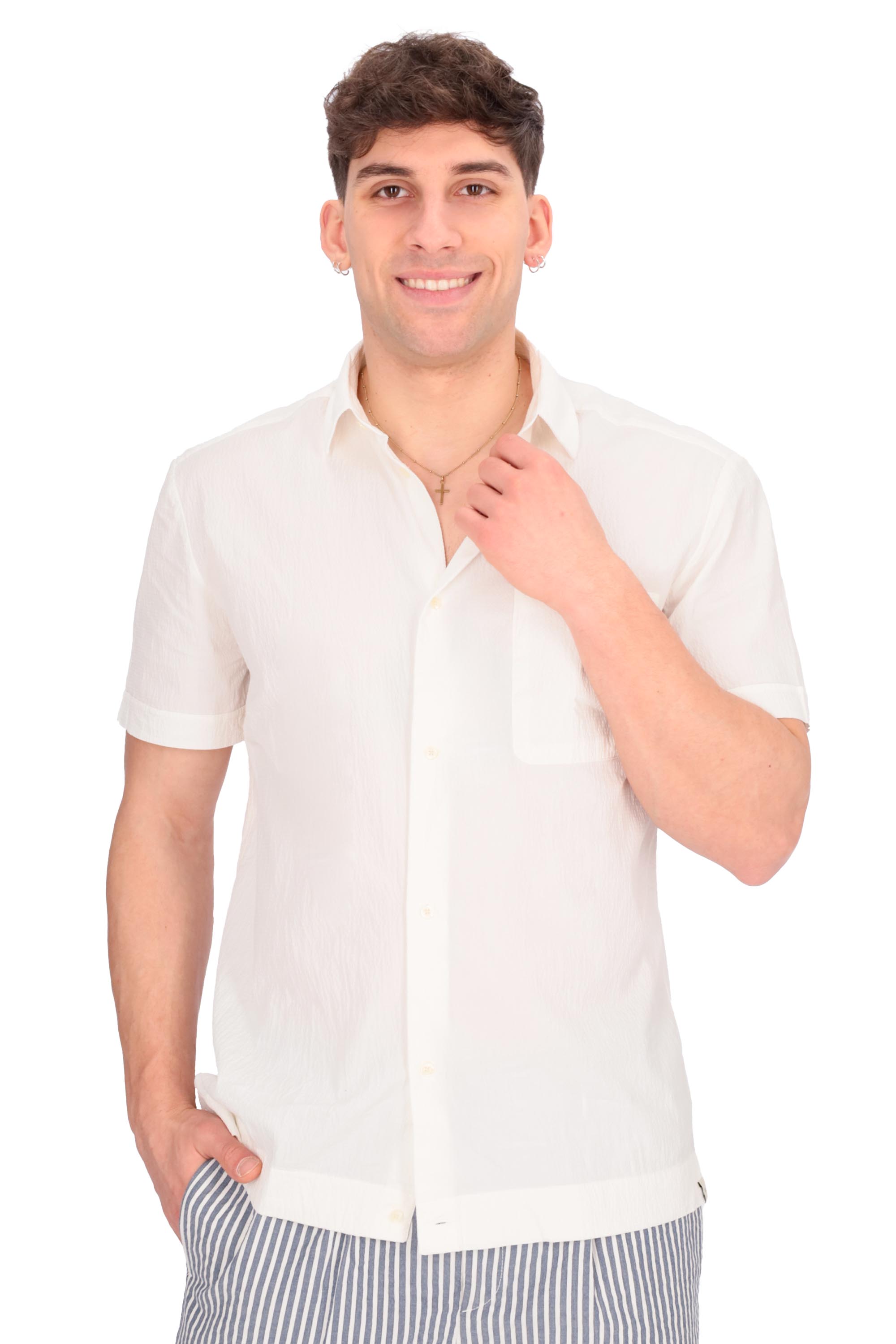 BIANCO | LIU JO UOMO - U QA5112T8265 Camicia