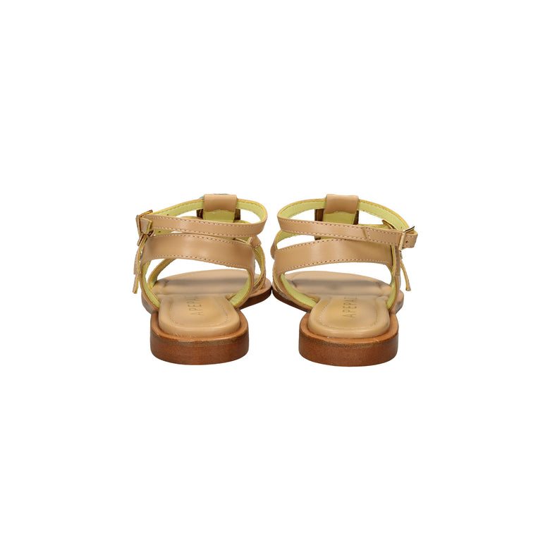 BEIGE | APEPAZZA - D S5FLAT09 Sandalo