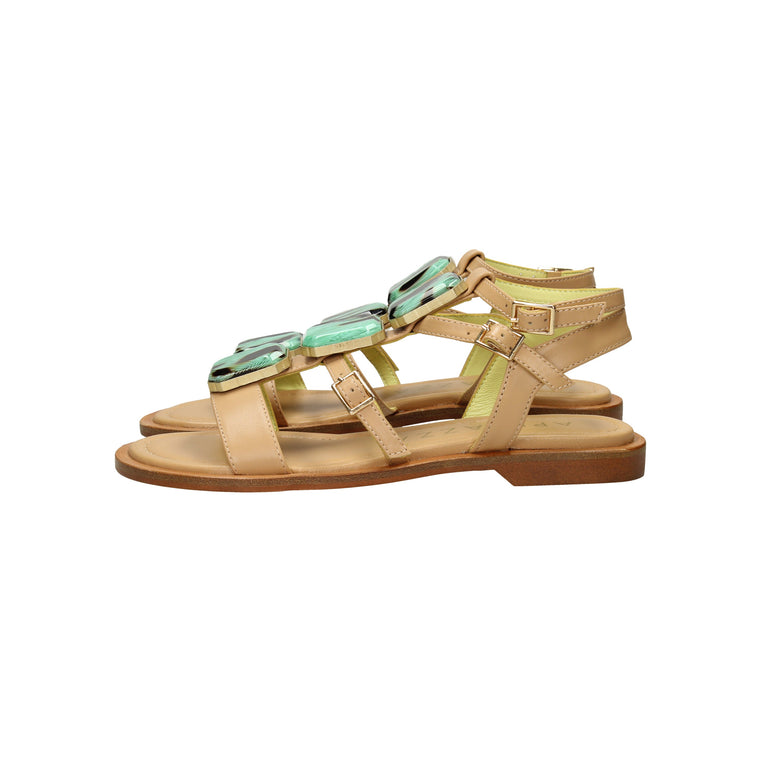 BEIGE | APEPAZZA - D S5FLAT09 Sandalo