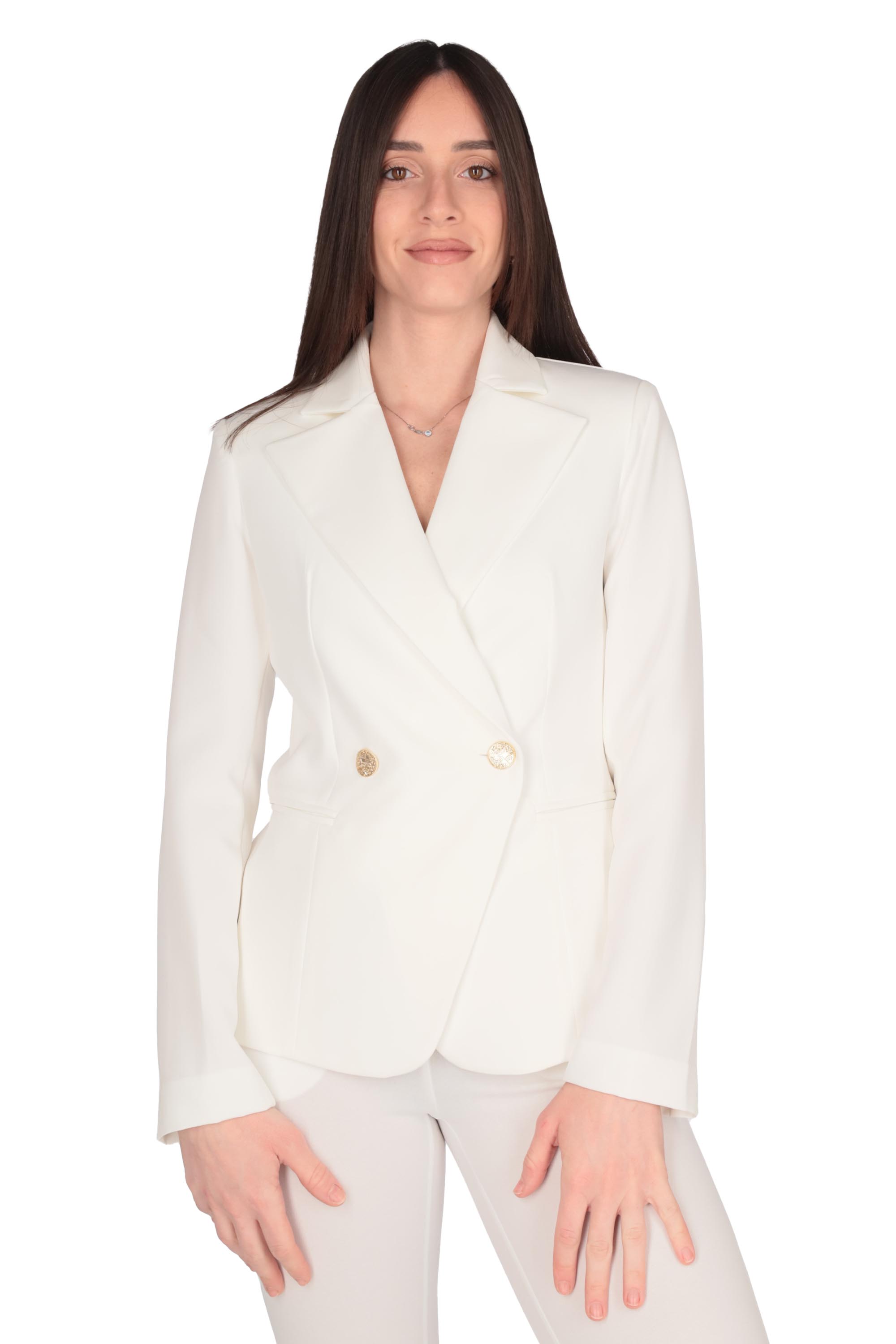 BIANCO | SPAGO DONNA - D GI253TCNRS5 Giacca