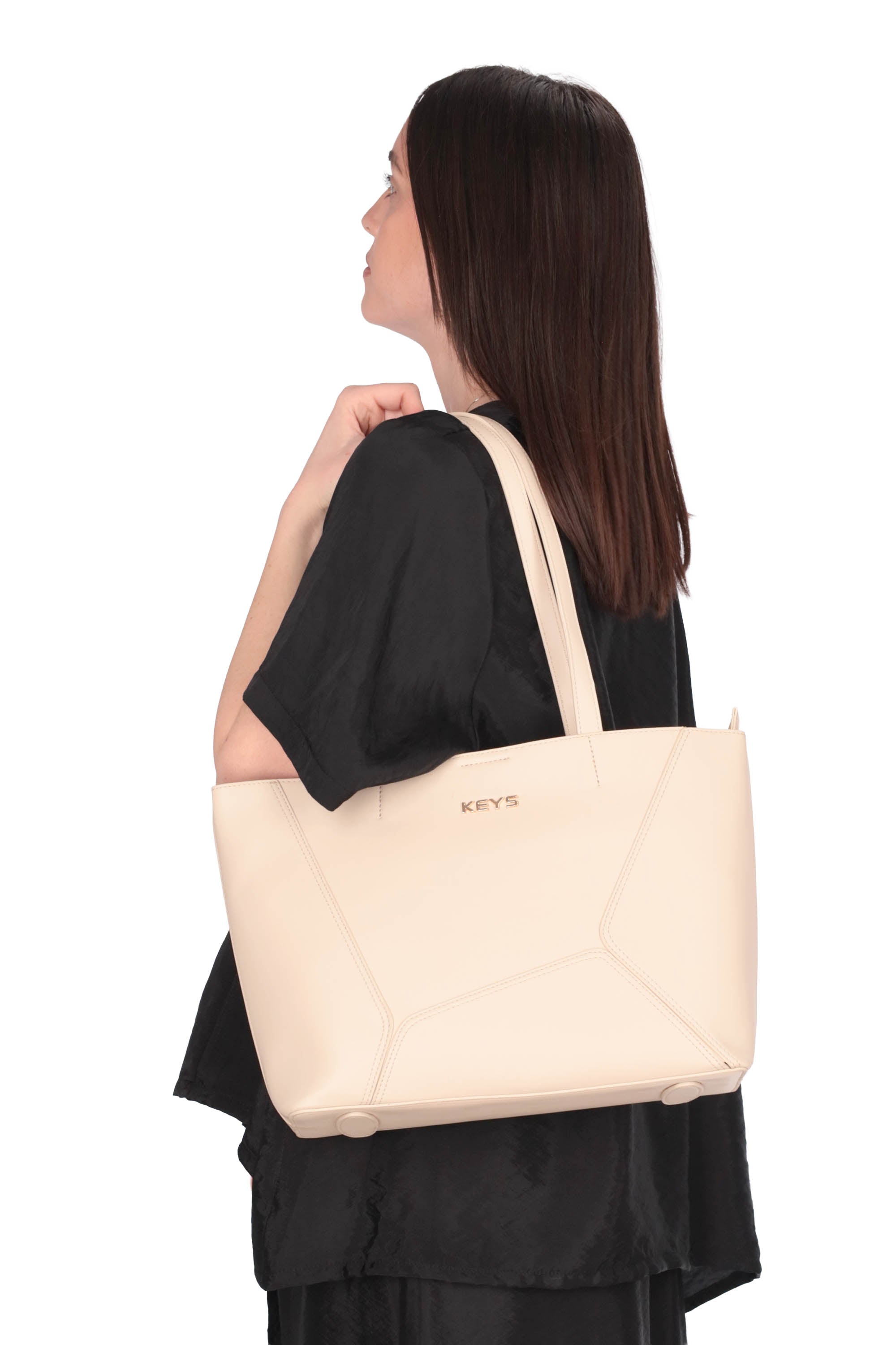 BEIGE | KEYS - D ITEM01 Borsa