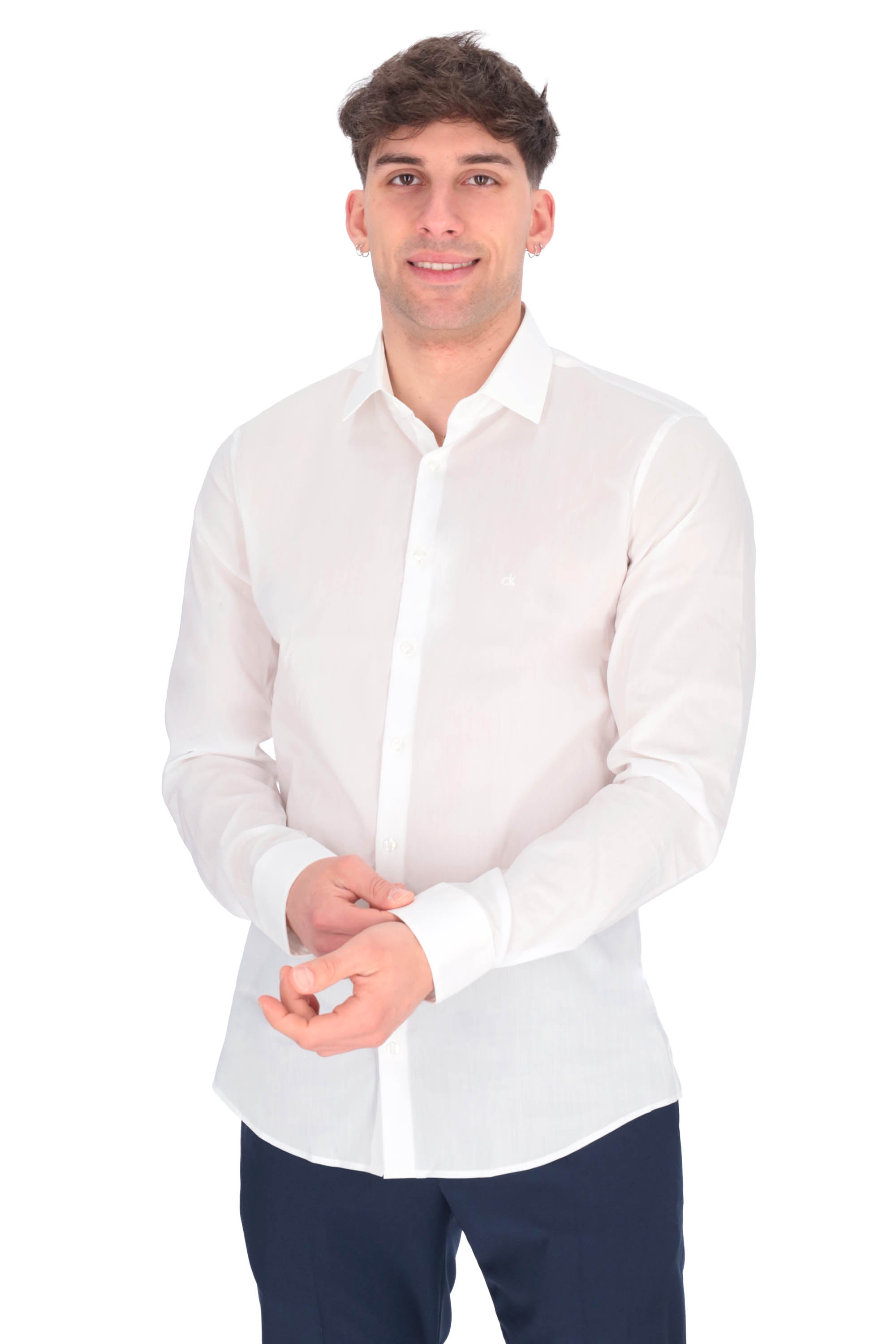 BIANCO | CALVIN KLEIN - U K114356 Camicia