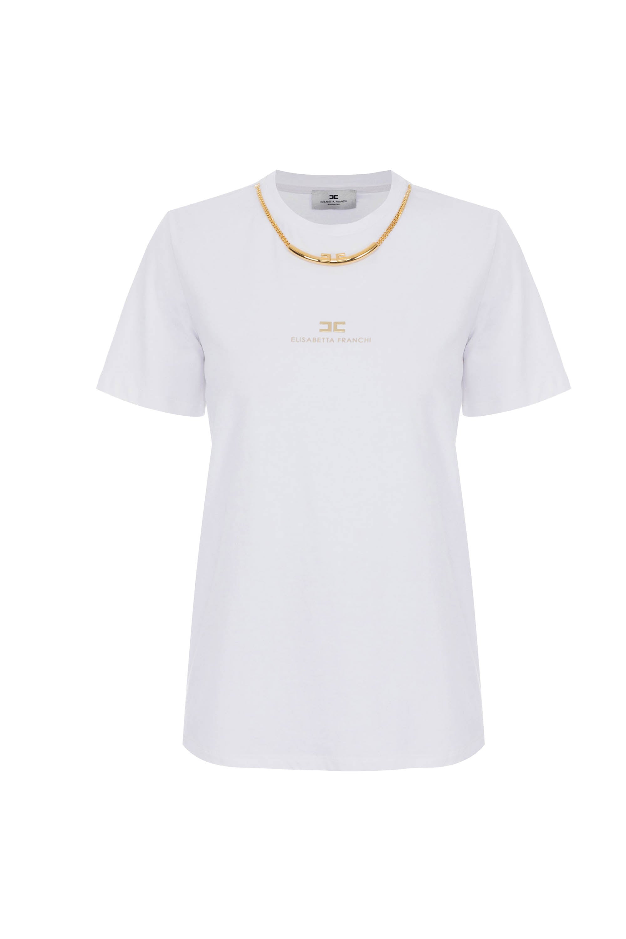 BIANCO | ELISABETTA FRANCHI - D MA02856E2 T-shirt