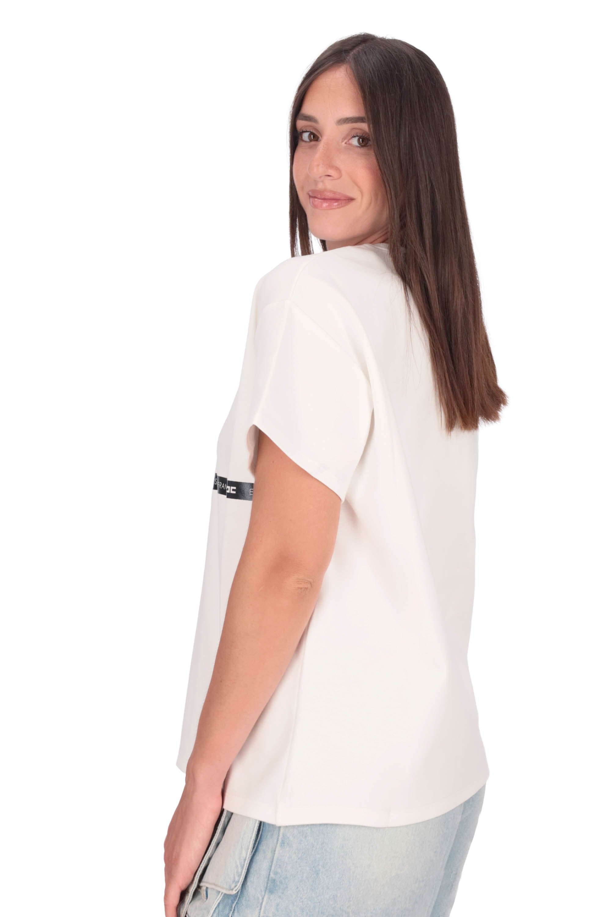 BIANCO | ELISABETTA FRANCHI - D MA02256E2 T-shirt