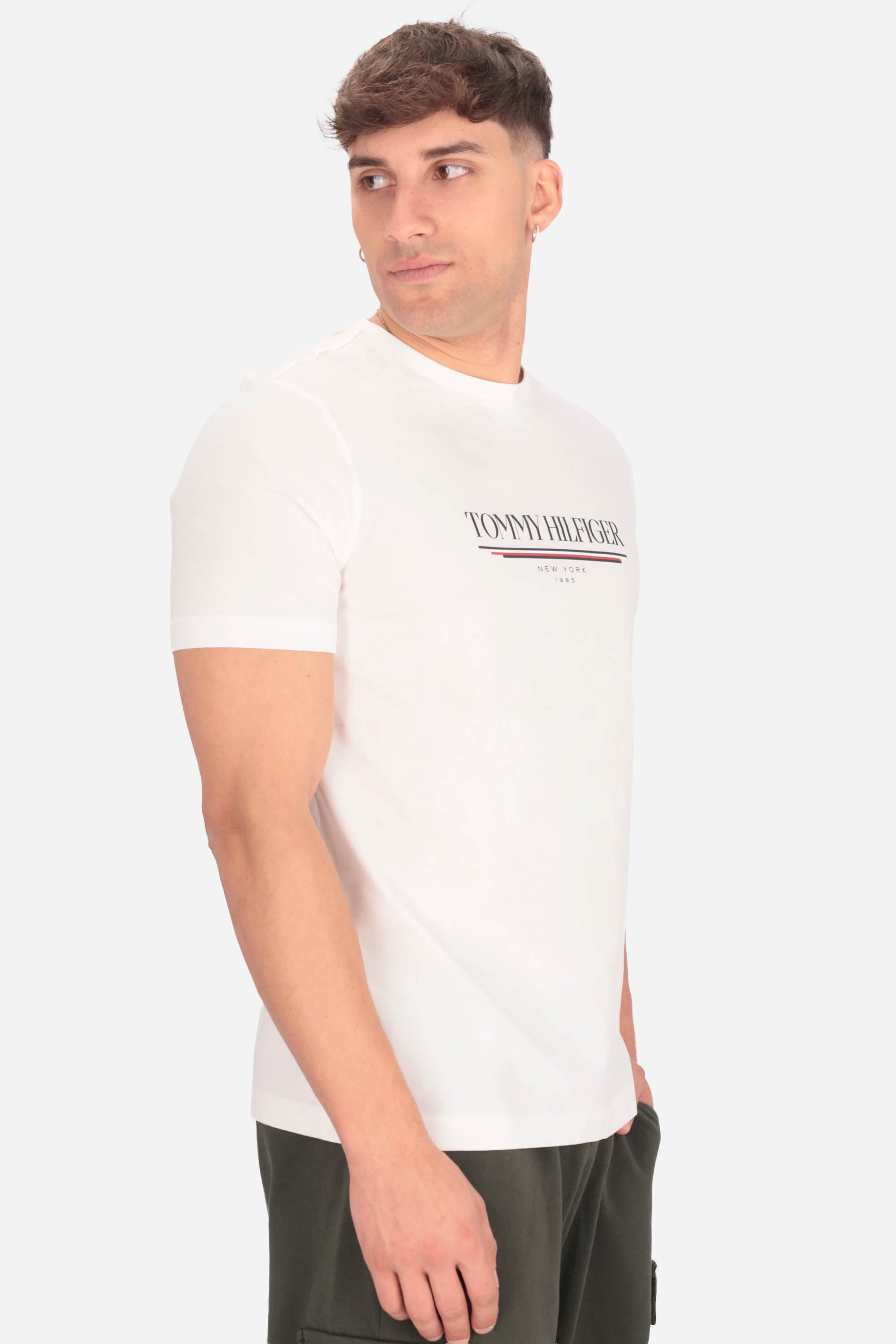 BIANCO | TOMMY HILFIGER - U 0MW40324 T-shirt