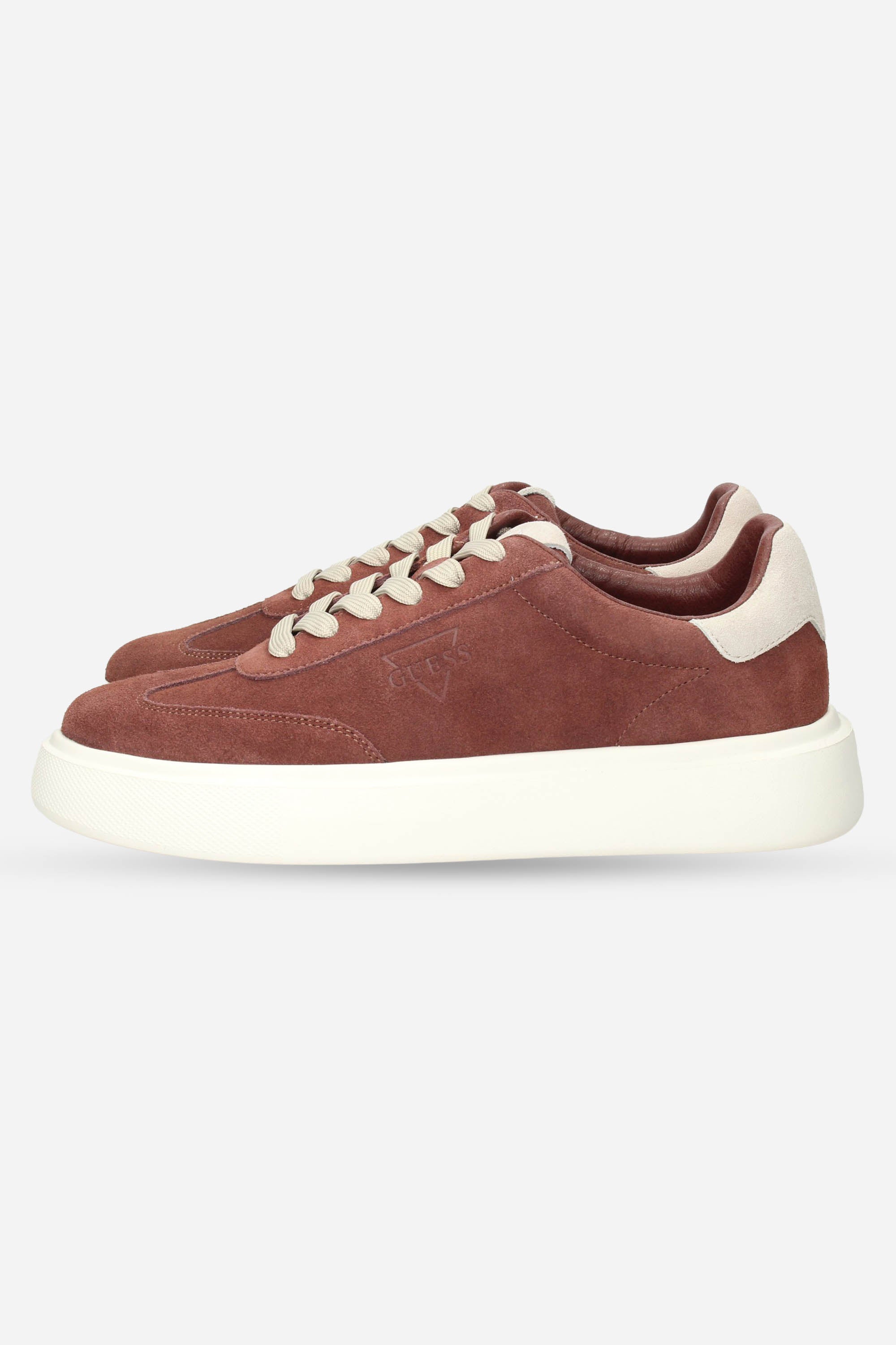 MARRONE | GUESS - U FMFPLASUE12 Sneakers