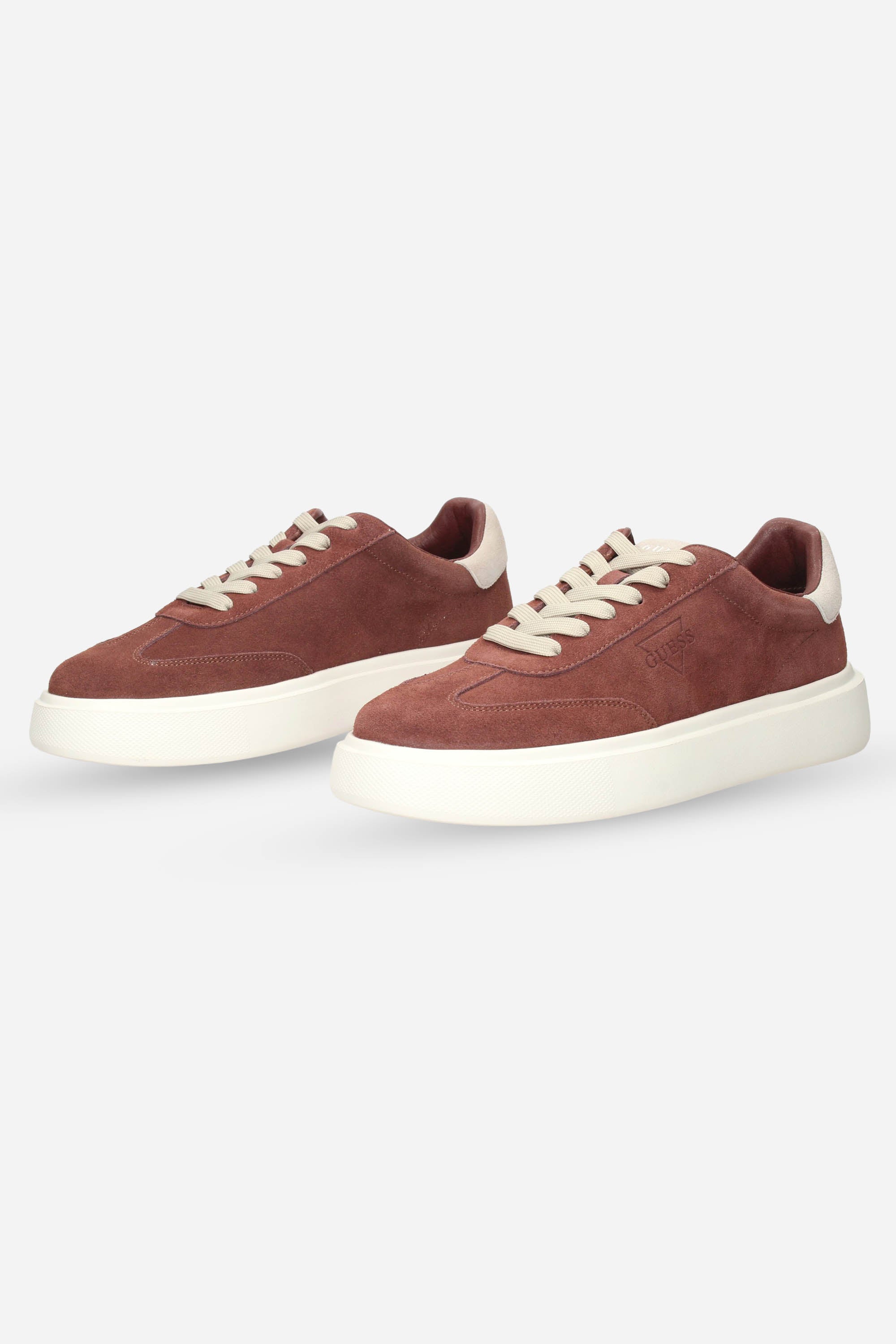 MARRONE | GUESS - U FMFPLASUE12 Sneakers