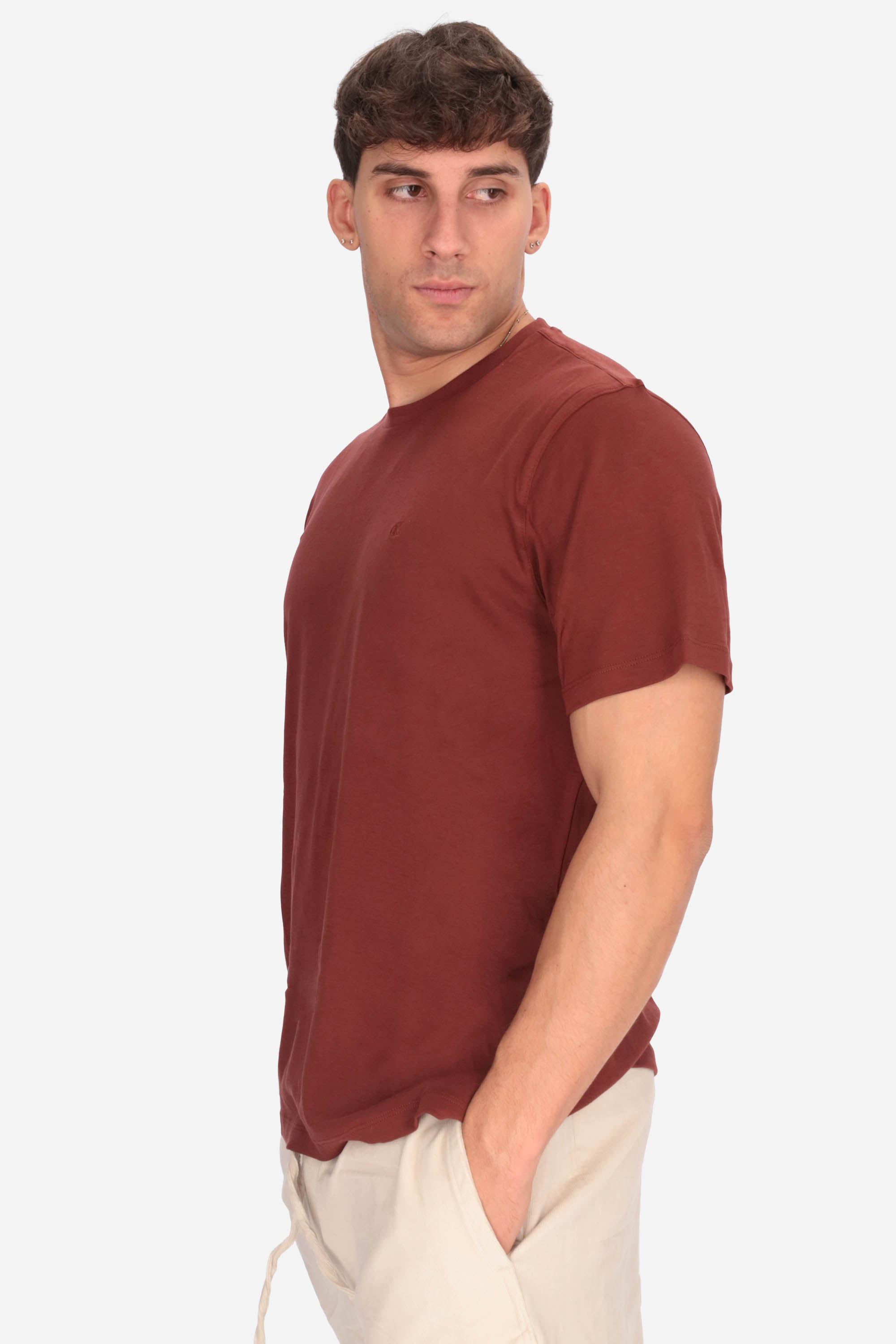 BORDEAUX | CALVIN KLEIN - U LV04LB275G T-shirt
