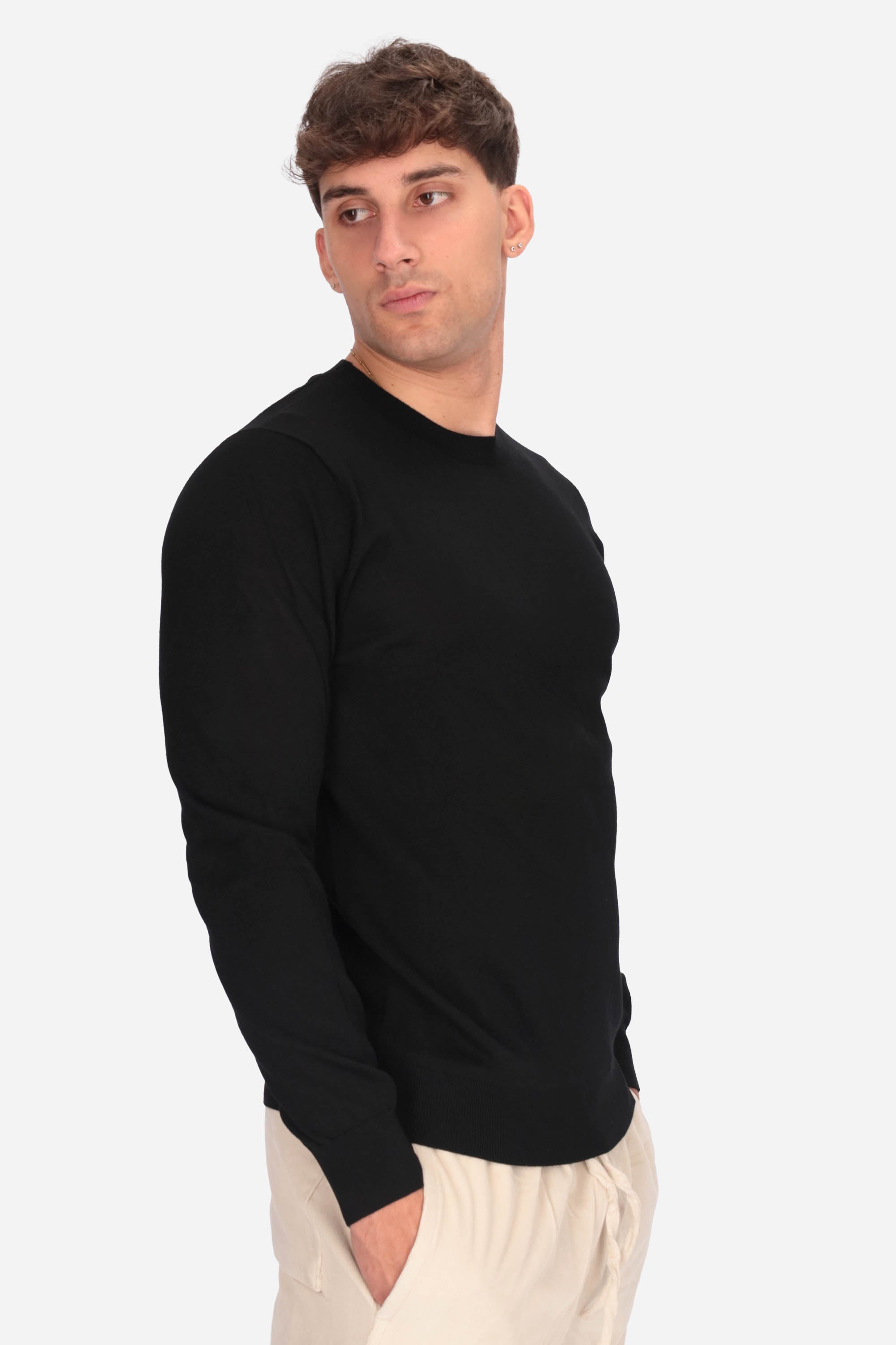 NERO | LIU JO UOMO - U QXX068MA27P Maglia