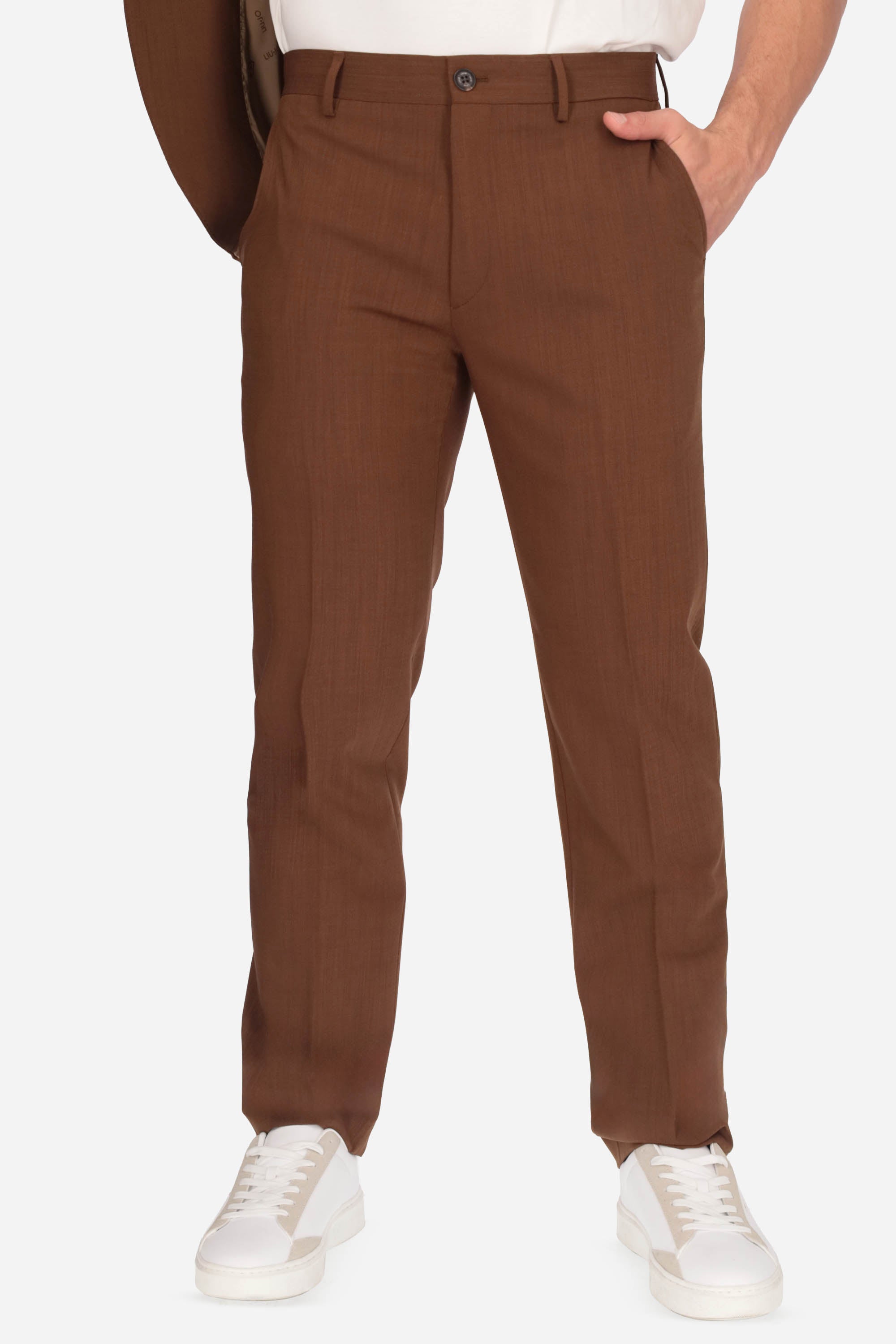 MARRONE | LIU JO UOMO - U QF5014T219A Pantalone