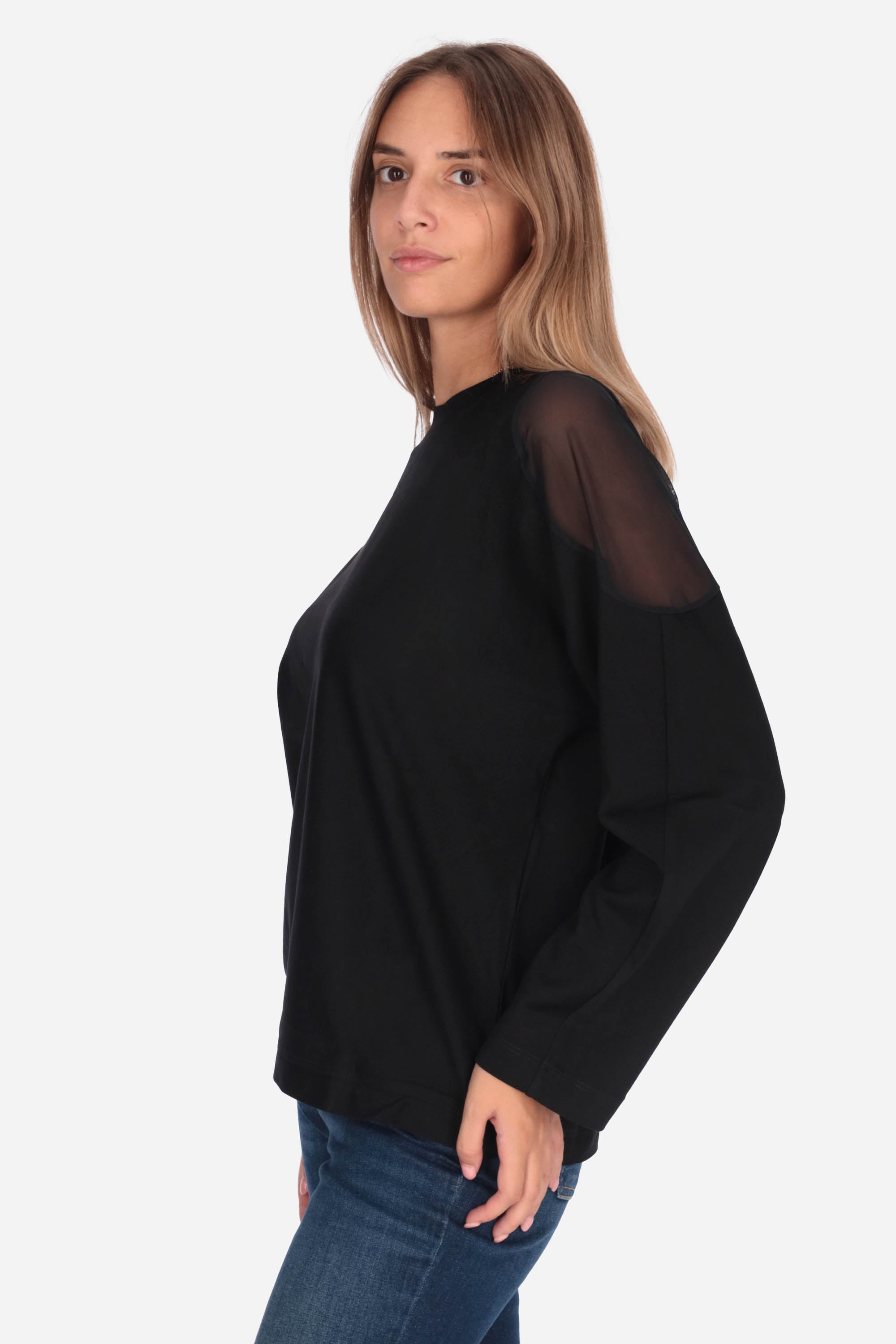 NERO | JIJIL - D FP138 Felpa