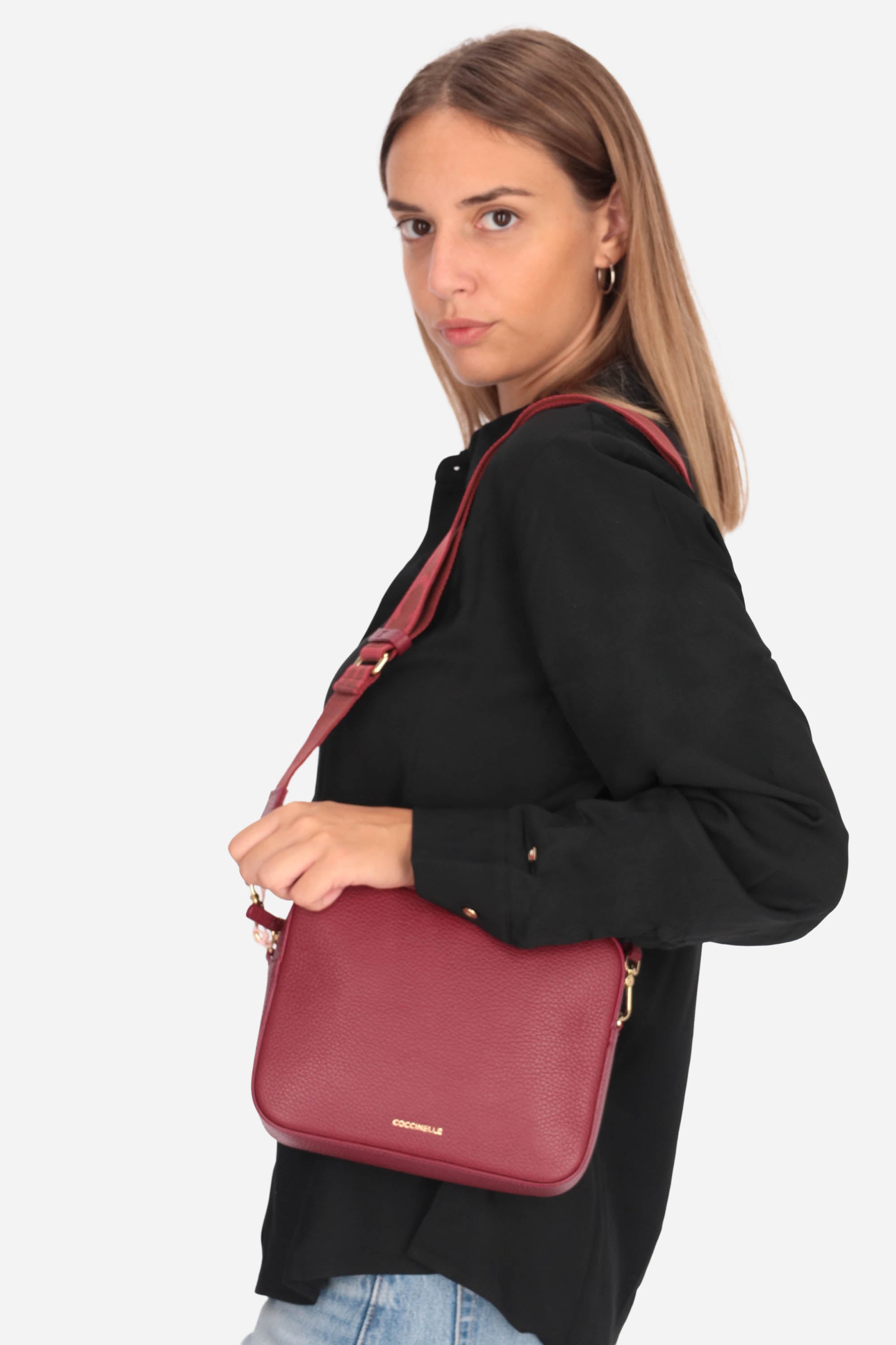 BORDEAUX | COCCINELLE - D E5MN555M301 Borsa