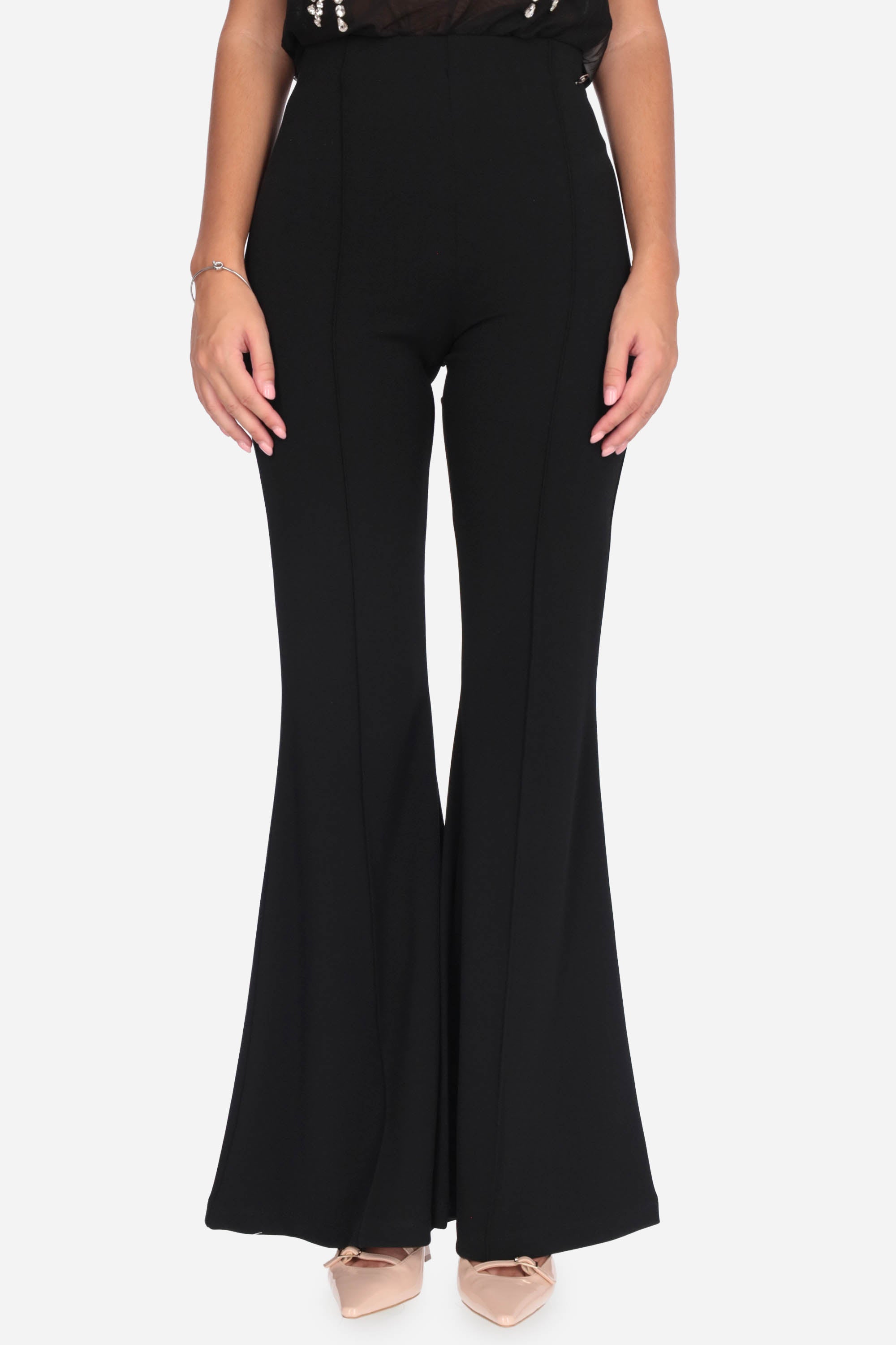 NERO | LE SARTE DEL SOLE - D P3571 Pantalone