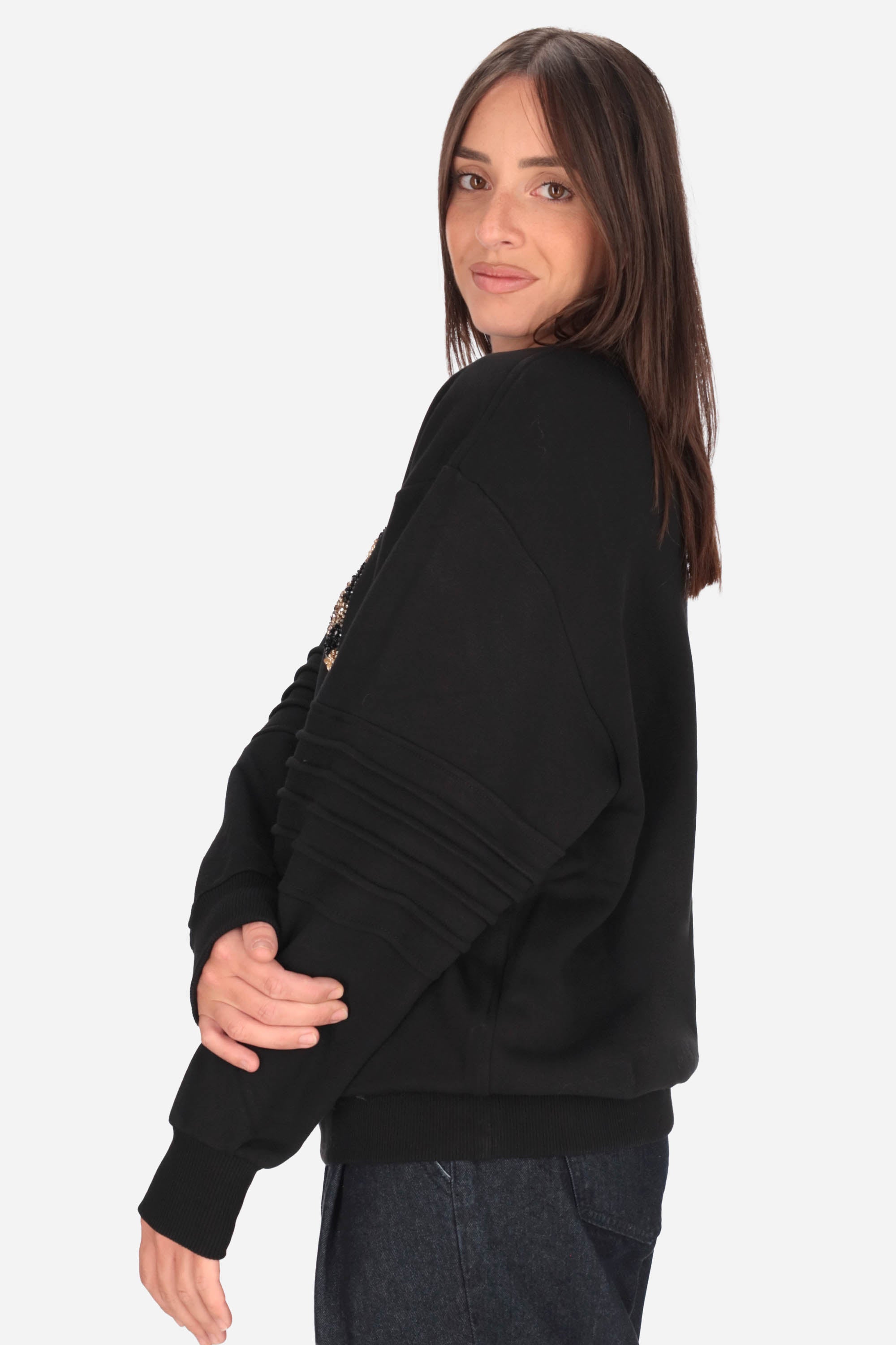 NERO | JIJIL - D FP132 Felpa