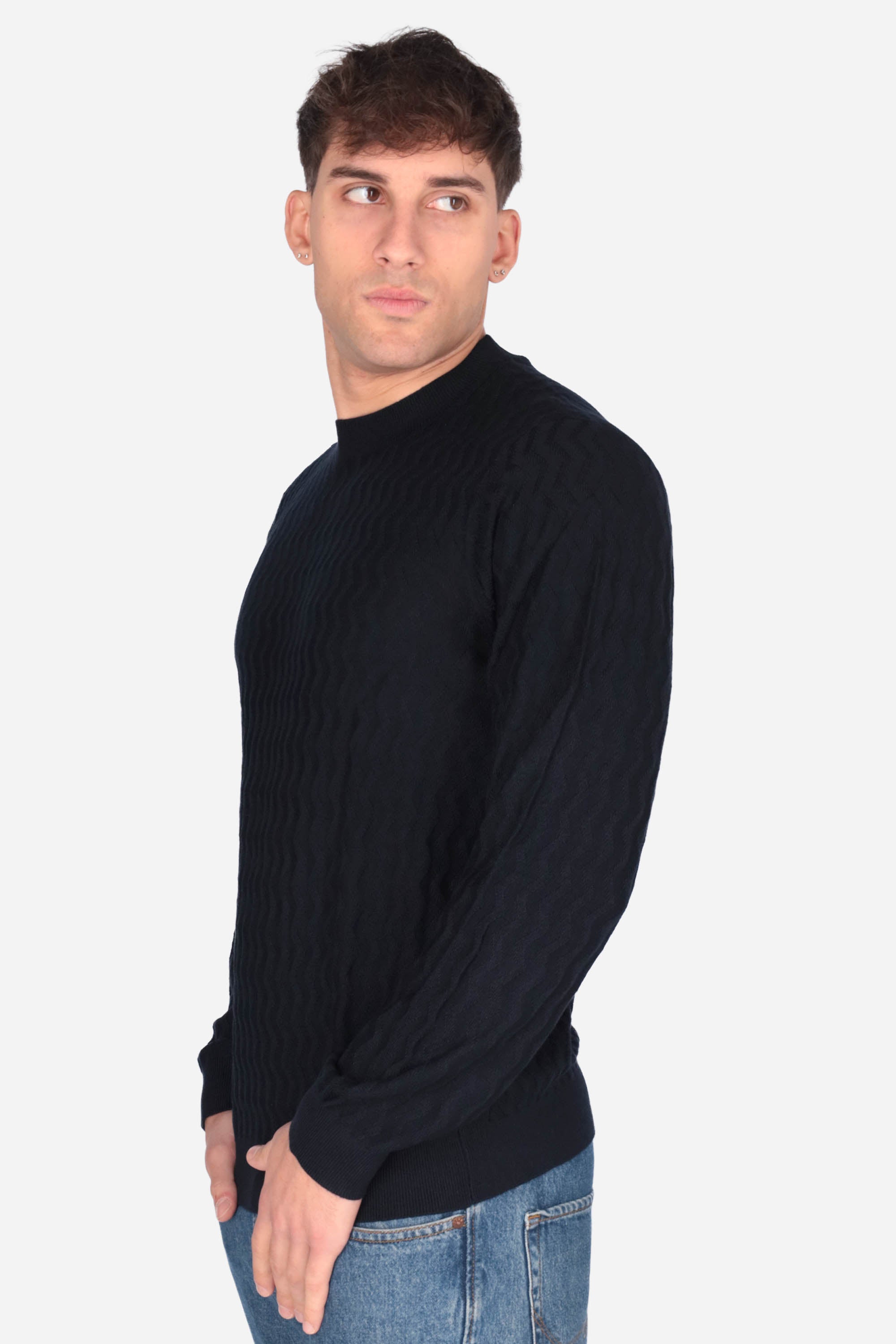 NAVY | ARMANI EXCHANGE - U XM001560 Maglia