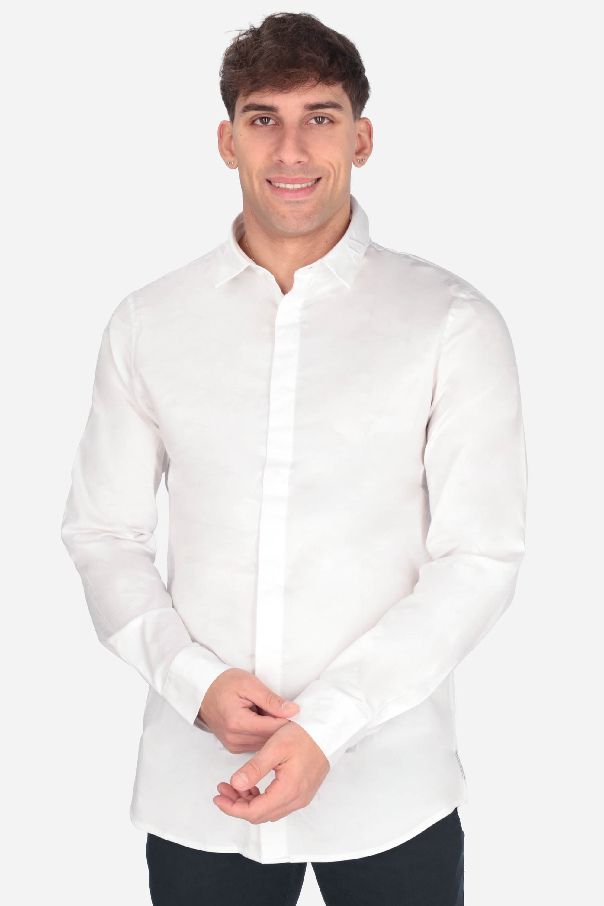BIANCO | ARMANI EXCHANGE - U XM001867 Camicia
