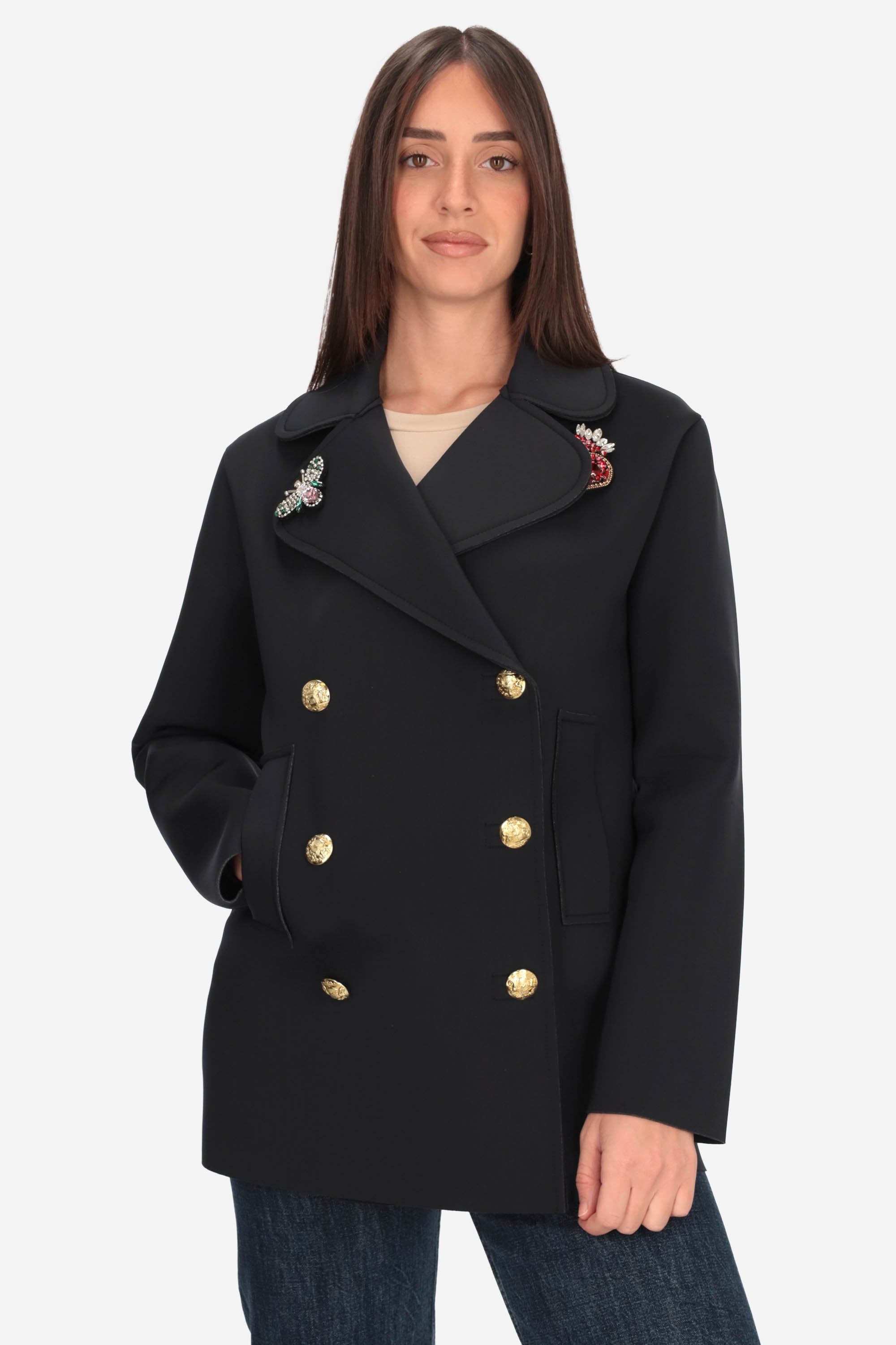 NERO | LA FILLE DES FLEURS - D ANGELFIRETFAP Giacca