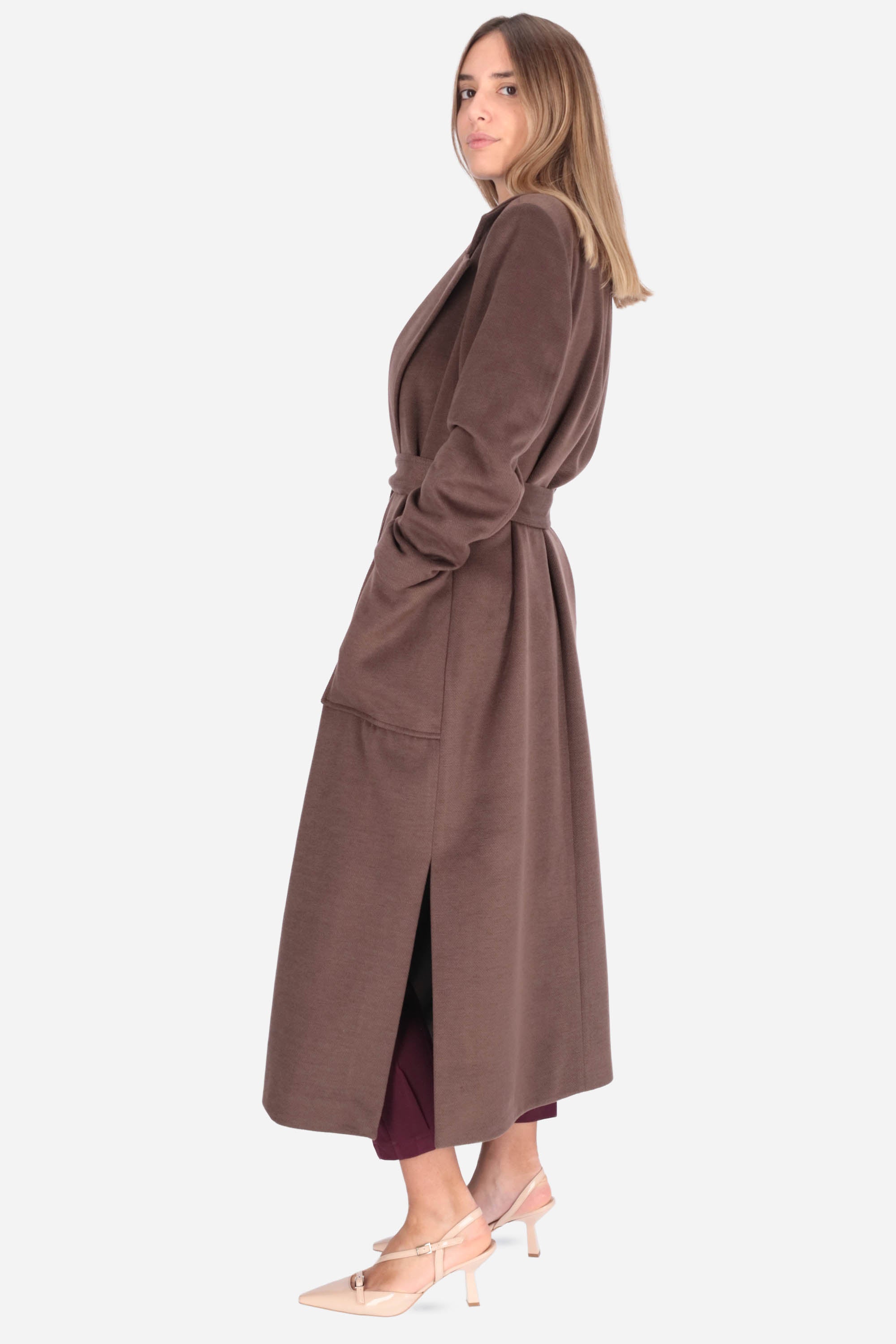 MARRONE | SPAGO DONNA - D CS15 Cappotto
