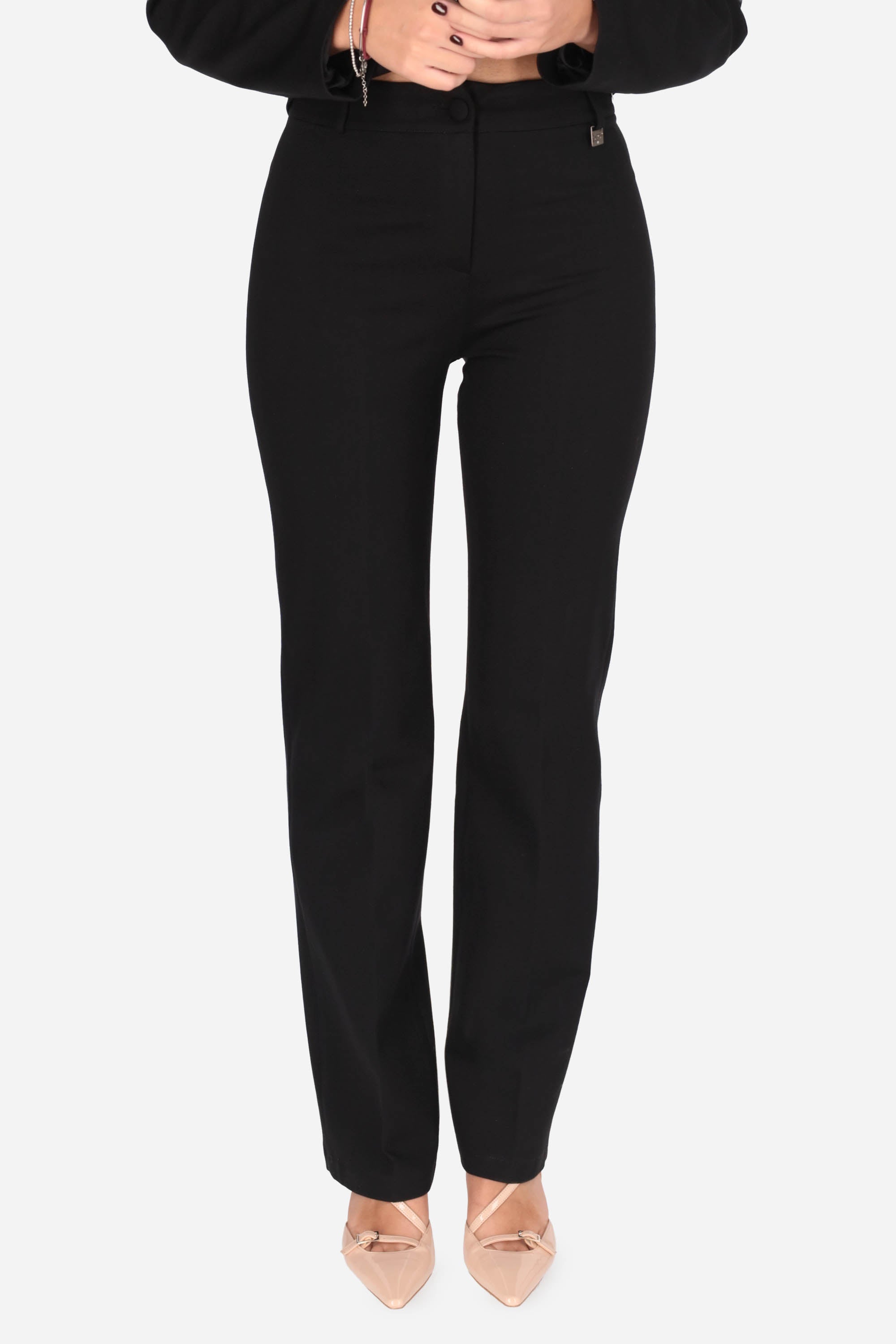 NERO | MADEMOISELLE DU MONDE - D MDM1364 Pantalone