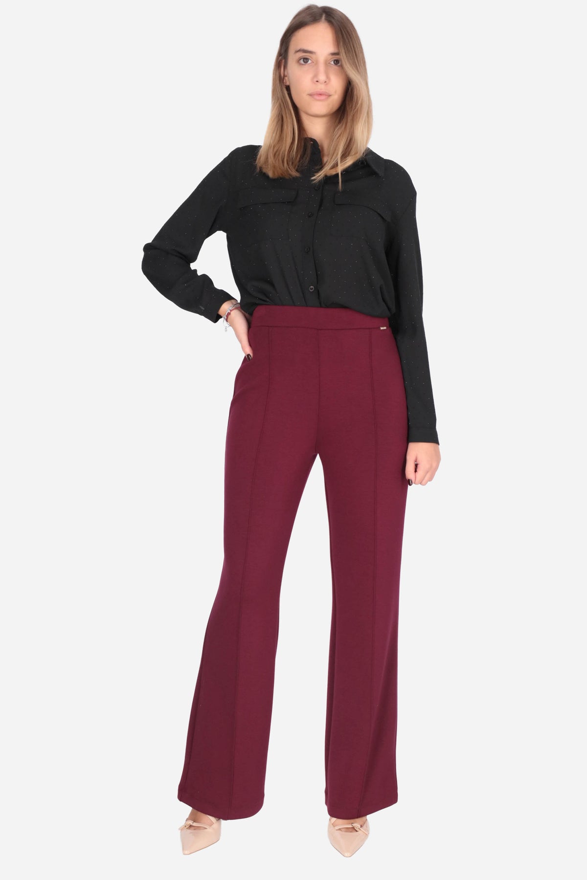 BORDEAUX | MADEMOISELLE DU MONDE - D MDM362 Pantalone