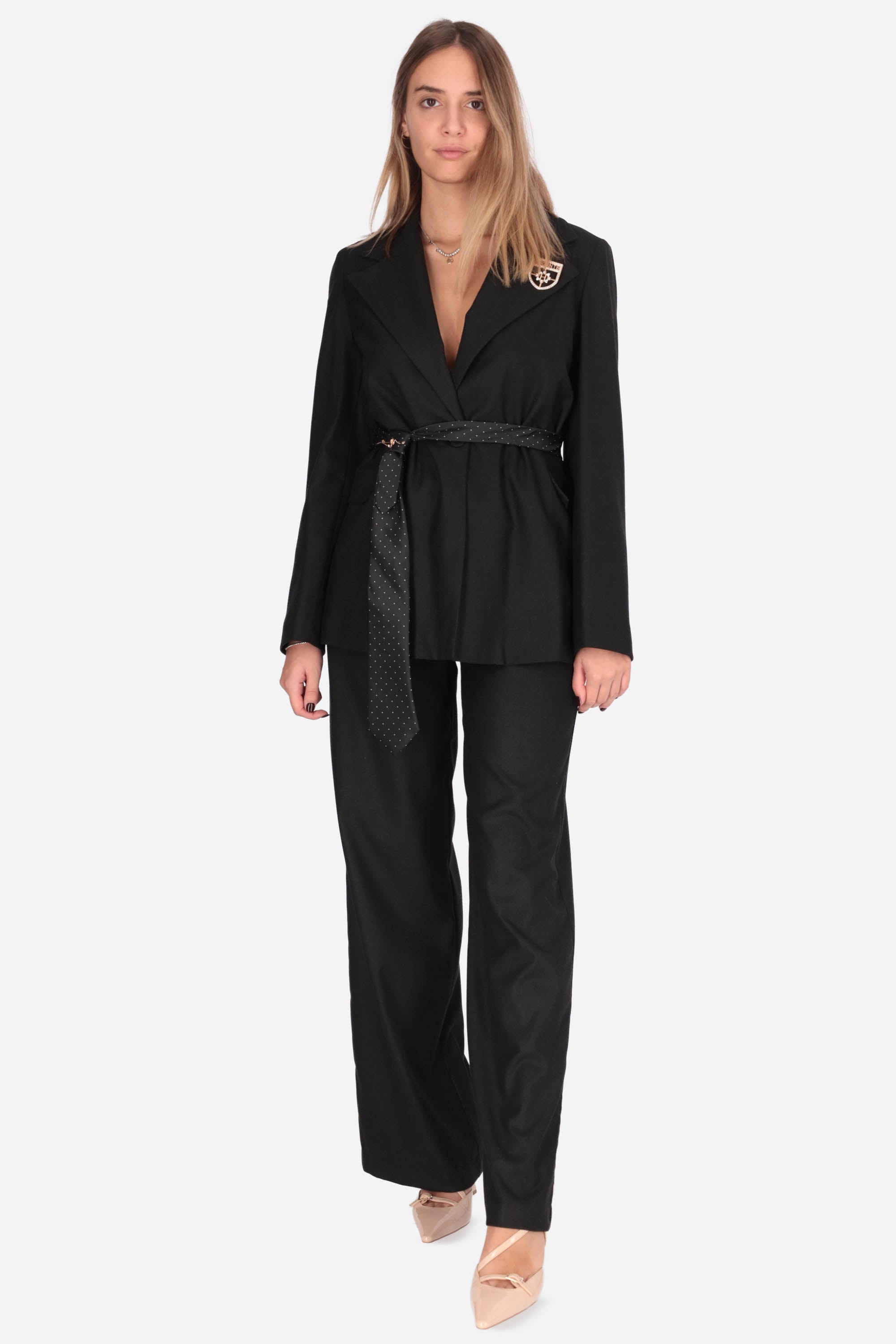 NERO | MADEMOISELLE DU MONDE - D MDM217 Pantalone