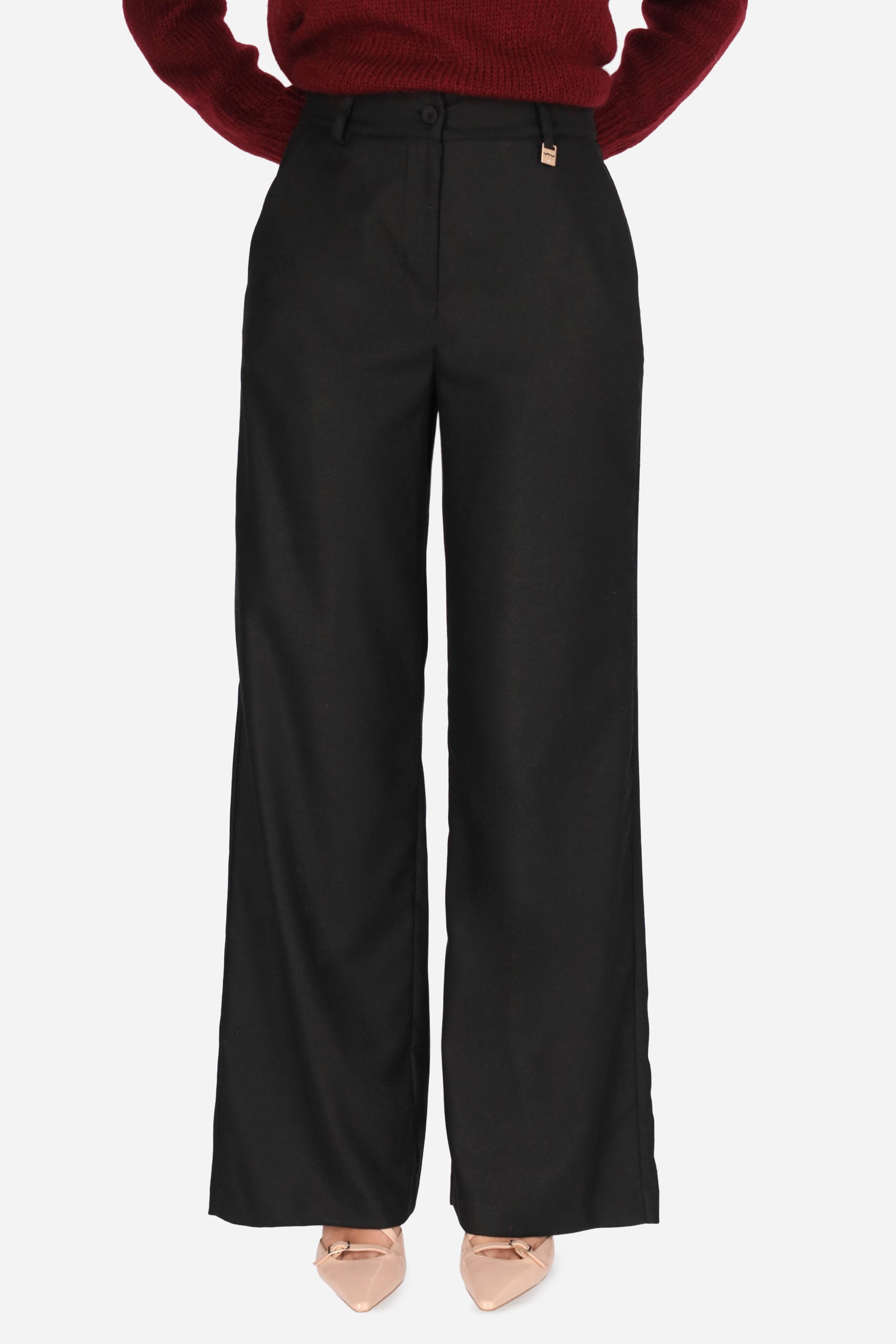 NERO | MADEMOISELLE DU MONDE - D MDM217 Pantalone