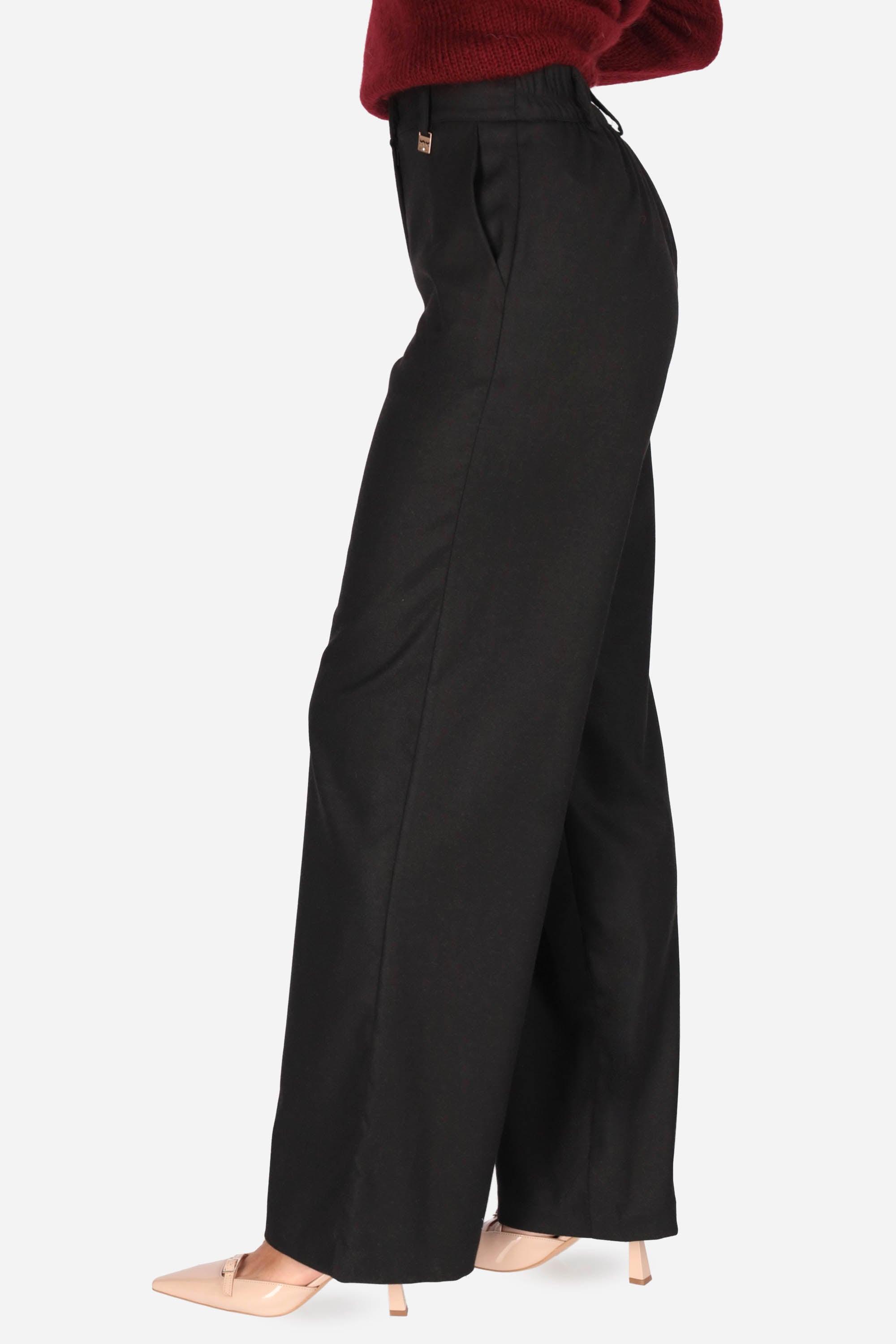 NERO | MADEMOISELLE DU MONDE - D MDM217 Pantalone