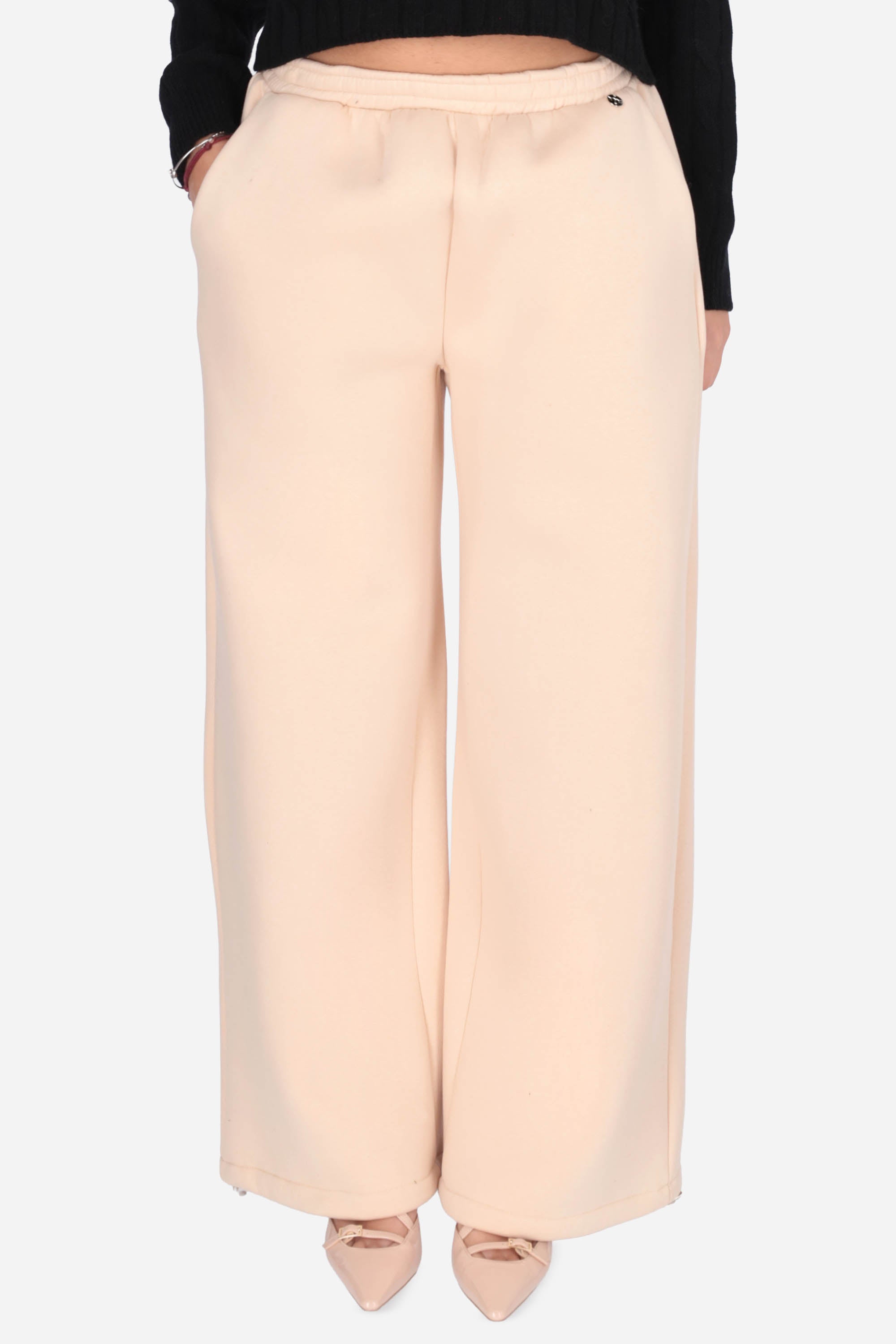 BEIGE | MADEMOISELLE DU MONDE - D 5037 Pantalone