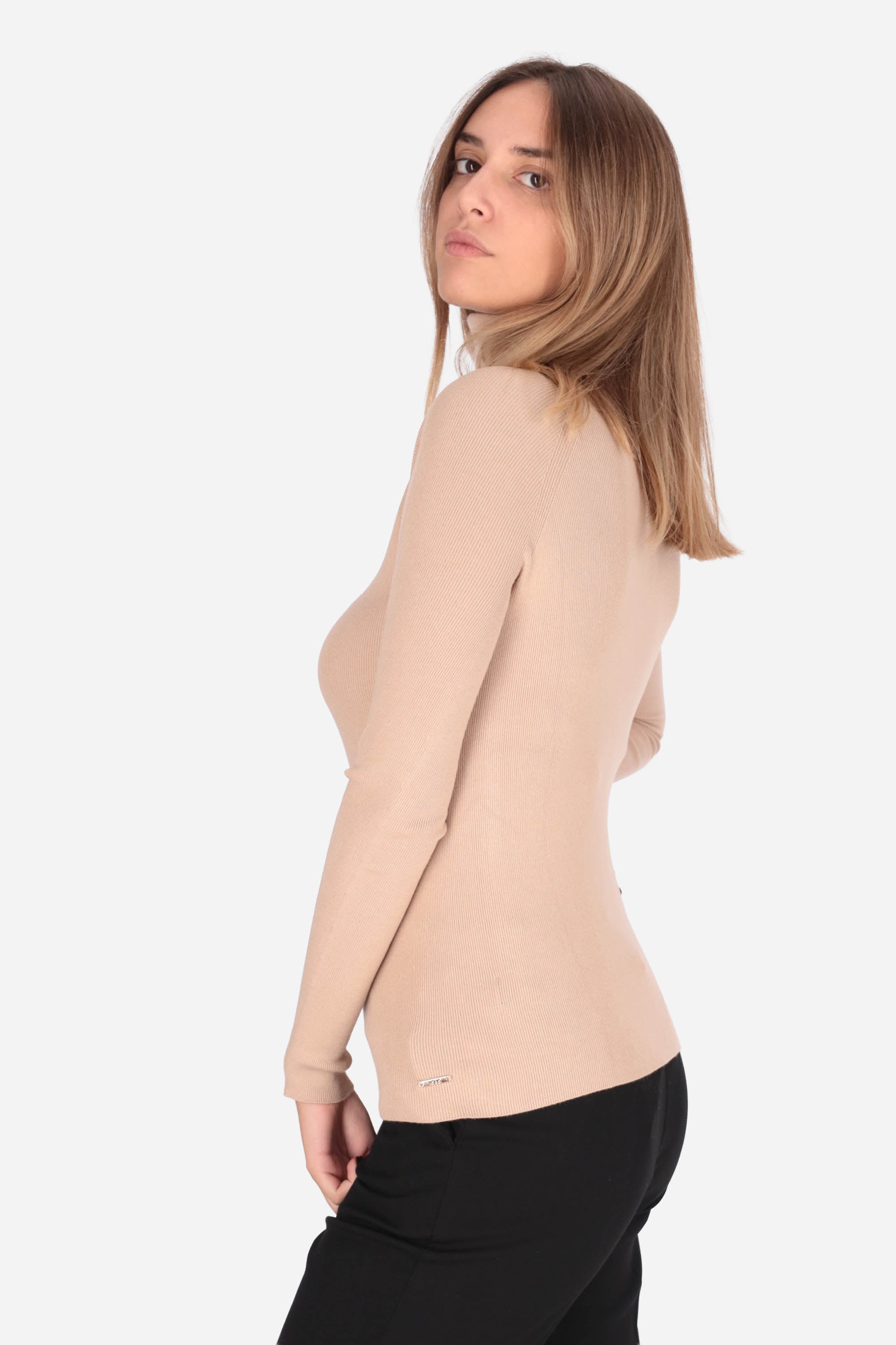 BEIGE | MADEMOISELLE DU MONDE - D 5076 Maglia